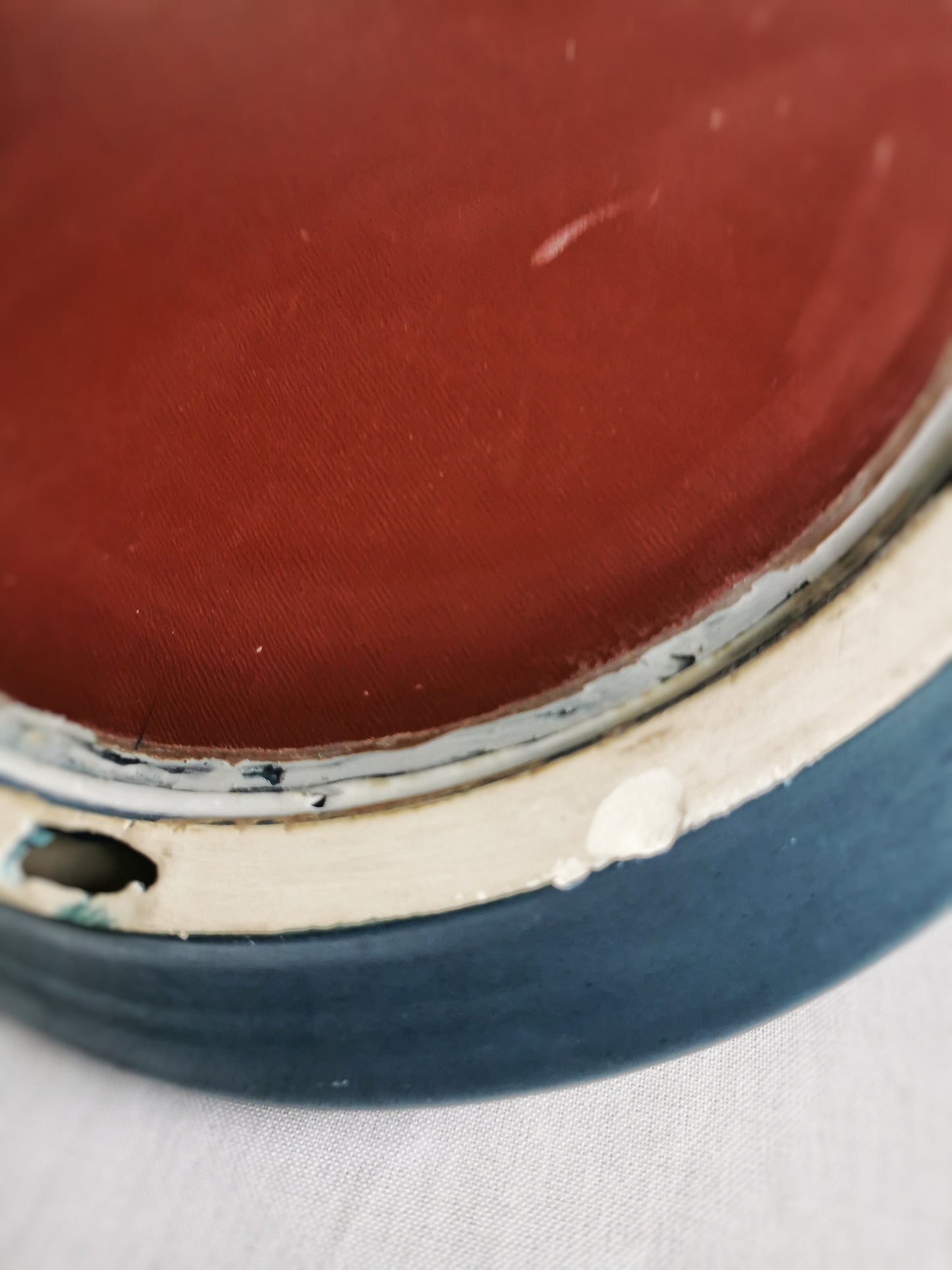 Art Deco ceramic wall mirror by Gmundner Keramik / austrian vintage 1970s