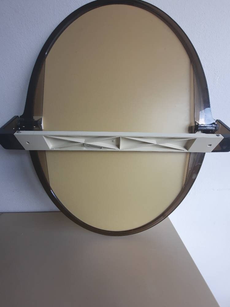 Allibert rotating vintage wall mirror from the Seventies. germany