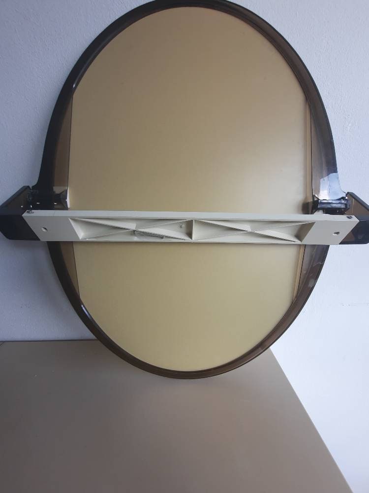 Allibert rotating vintage wall mirror from the Seventies. germany
