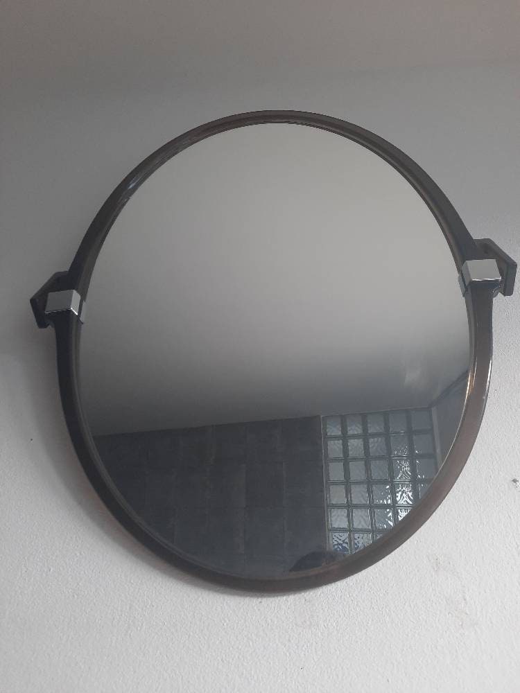 Allibert rotating vintage wall mirror from the Seventies. germany