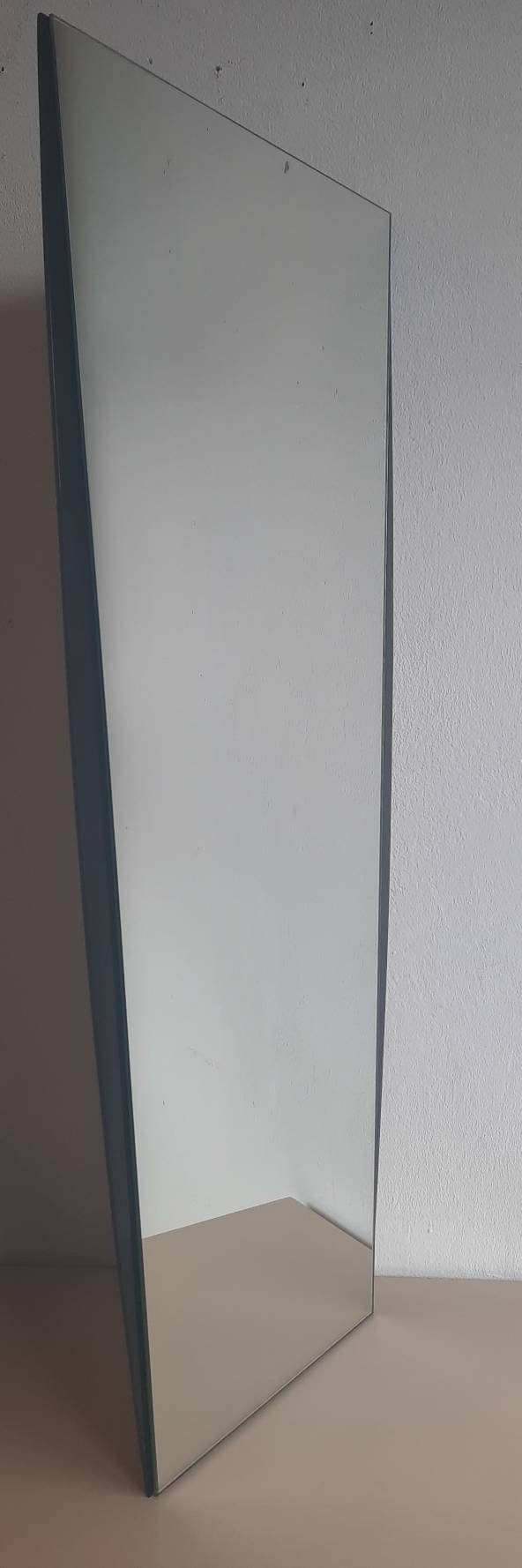 Original kidney asymmetrical vintage mirror from the 60s