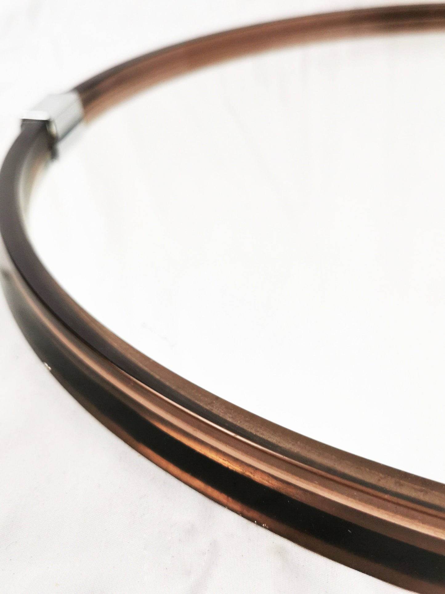 vintage Allibert wall round mirror 1970s