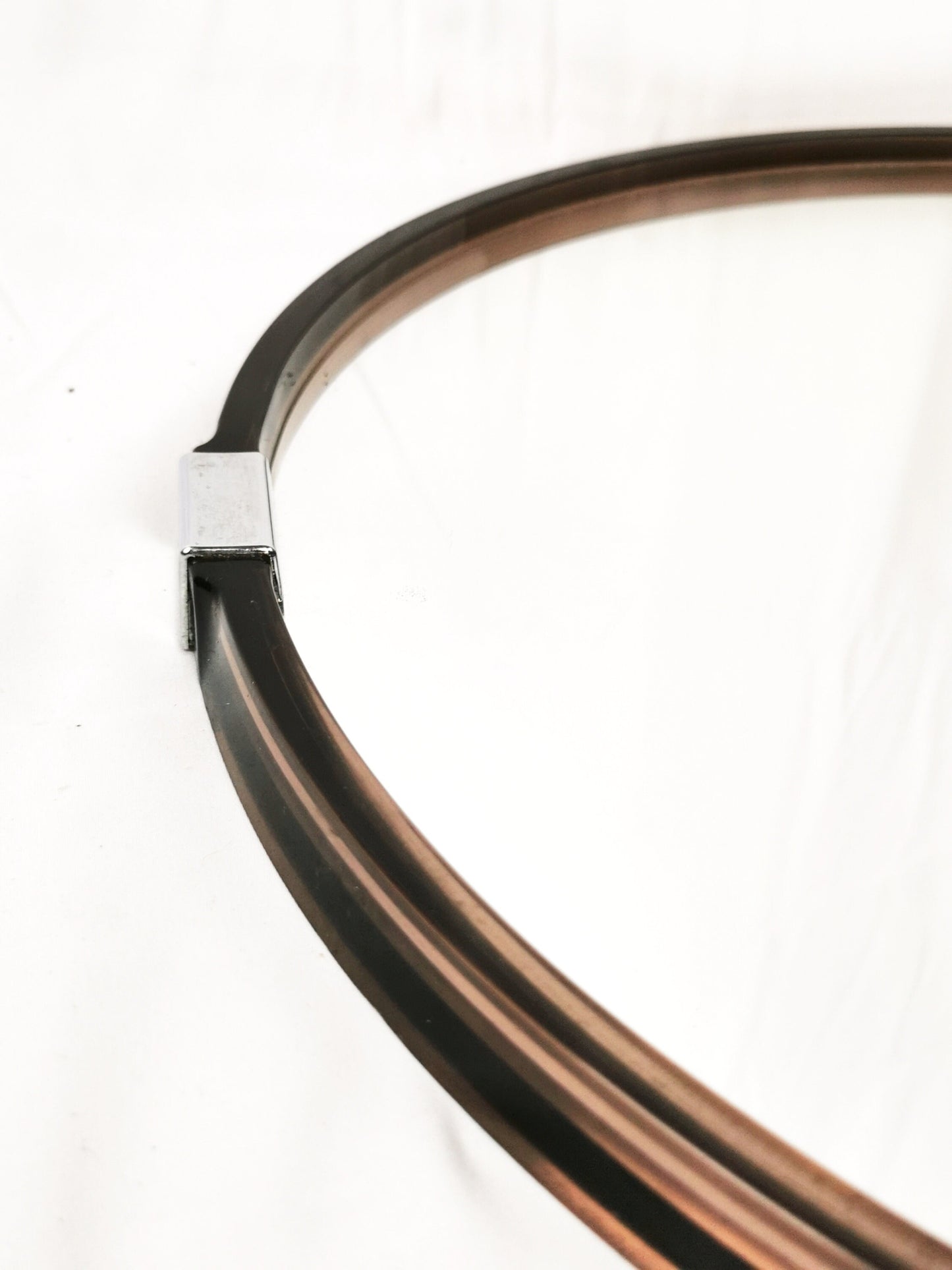 vintage Allibert wall round mirror 1970s