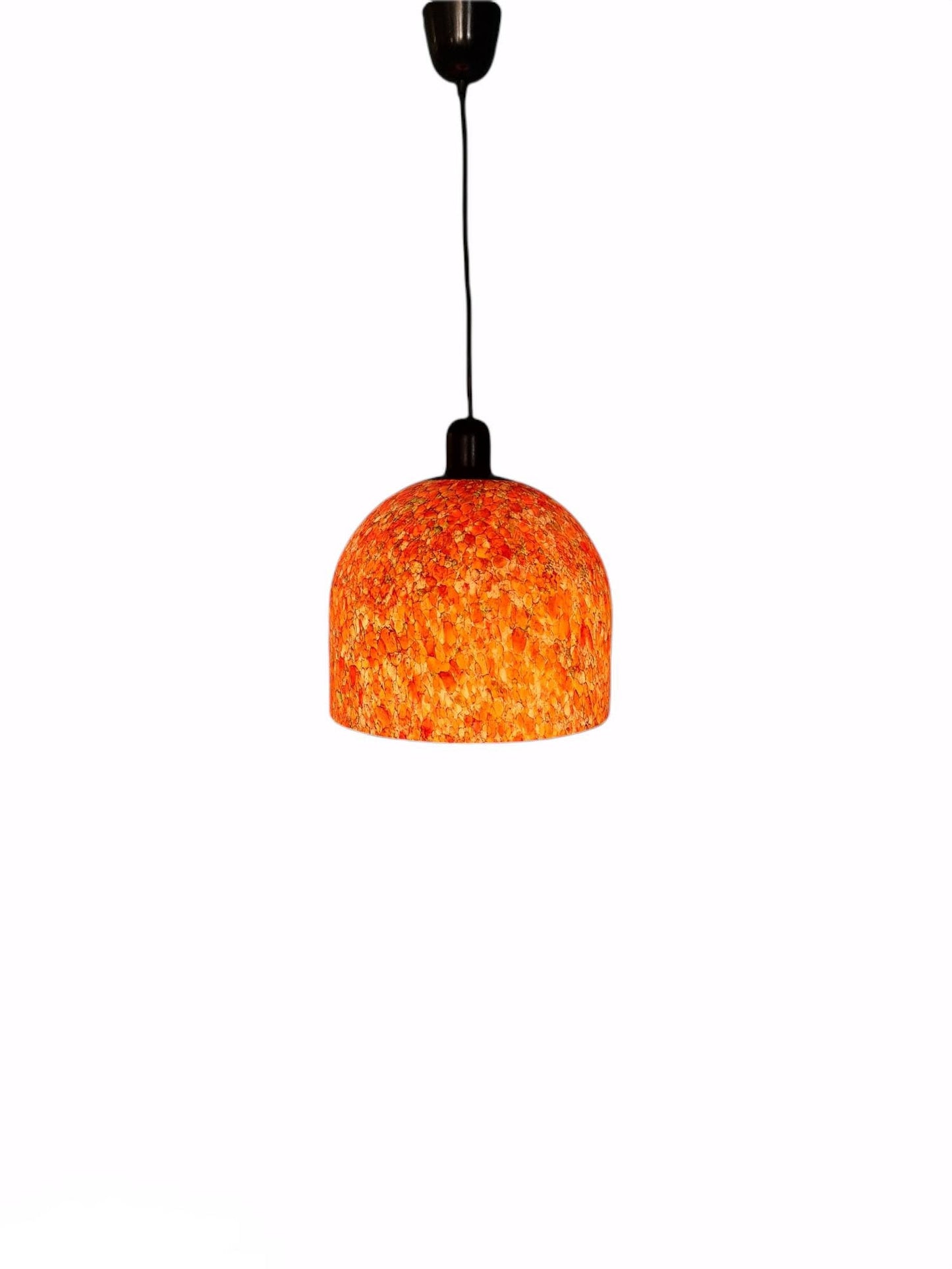 Rare and elegant Mid-Century Modern pendant lamp by Peill & Putzler, Germany, 1970s.