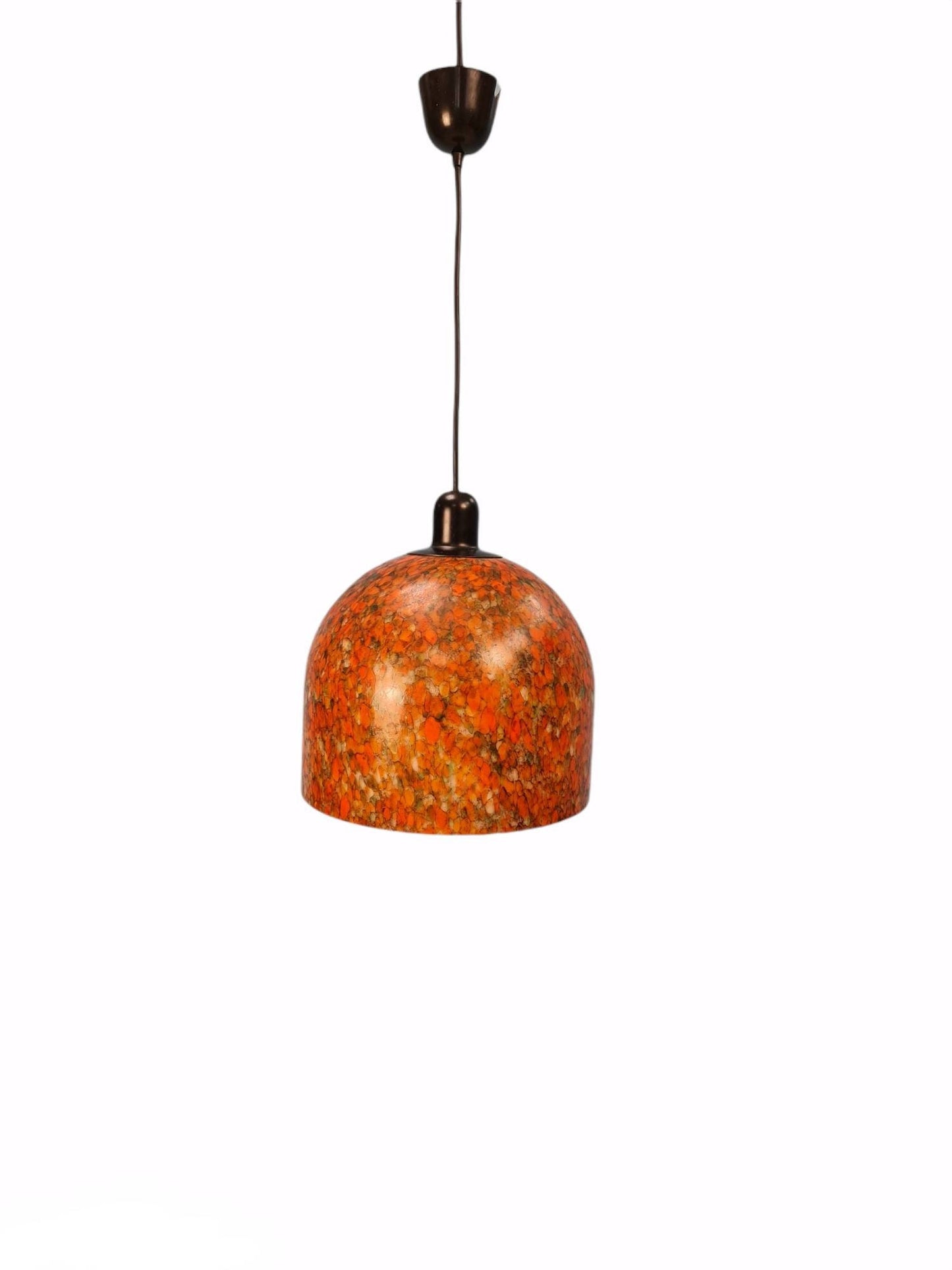 Rare and elegant Mid-Century Modern pendant lamp by Peill & Putzler, Germany, 1970s.