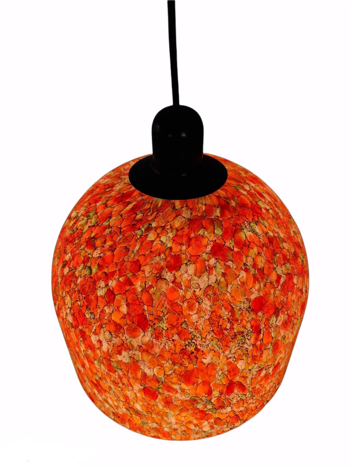 Rare and elegant Mid-Century Modern pendant lamp by Peill & Putzler, Germany, 1970s.