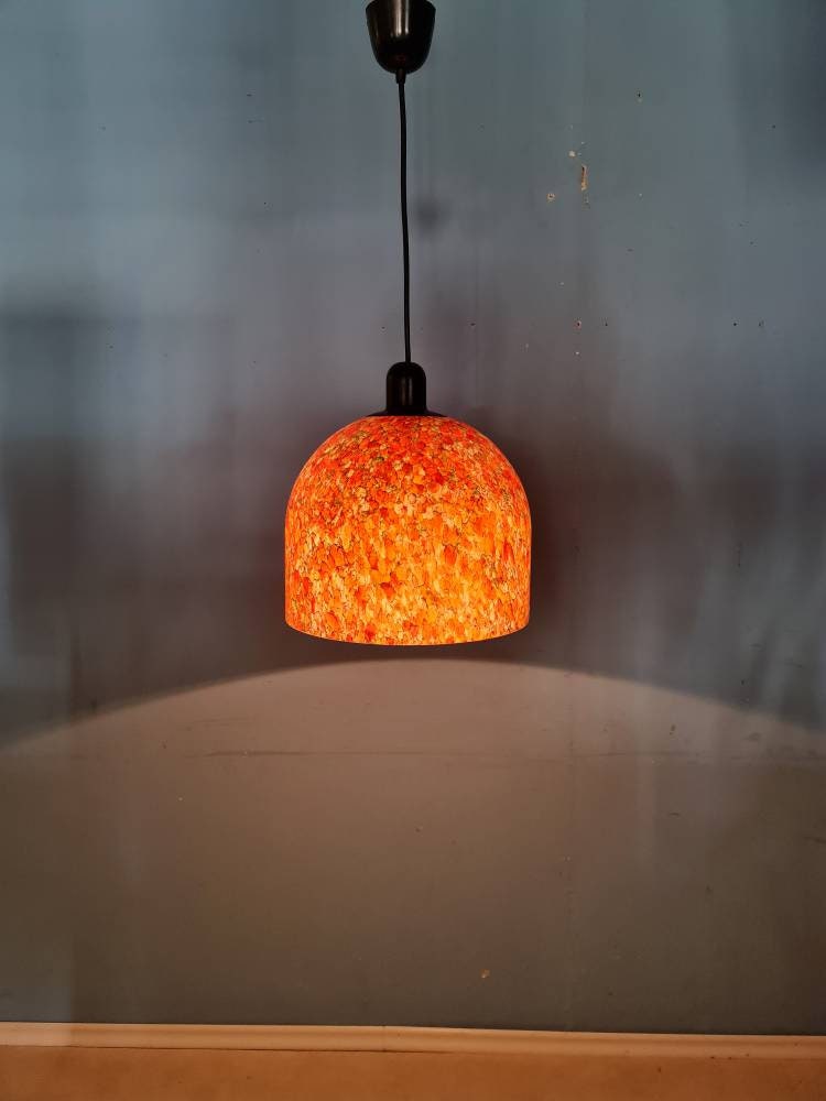 Rare and elegant Mid-Century Modern pendant lamp by Peill & Putzler, Germany, 1970s.
