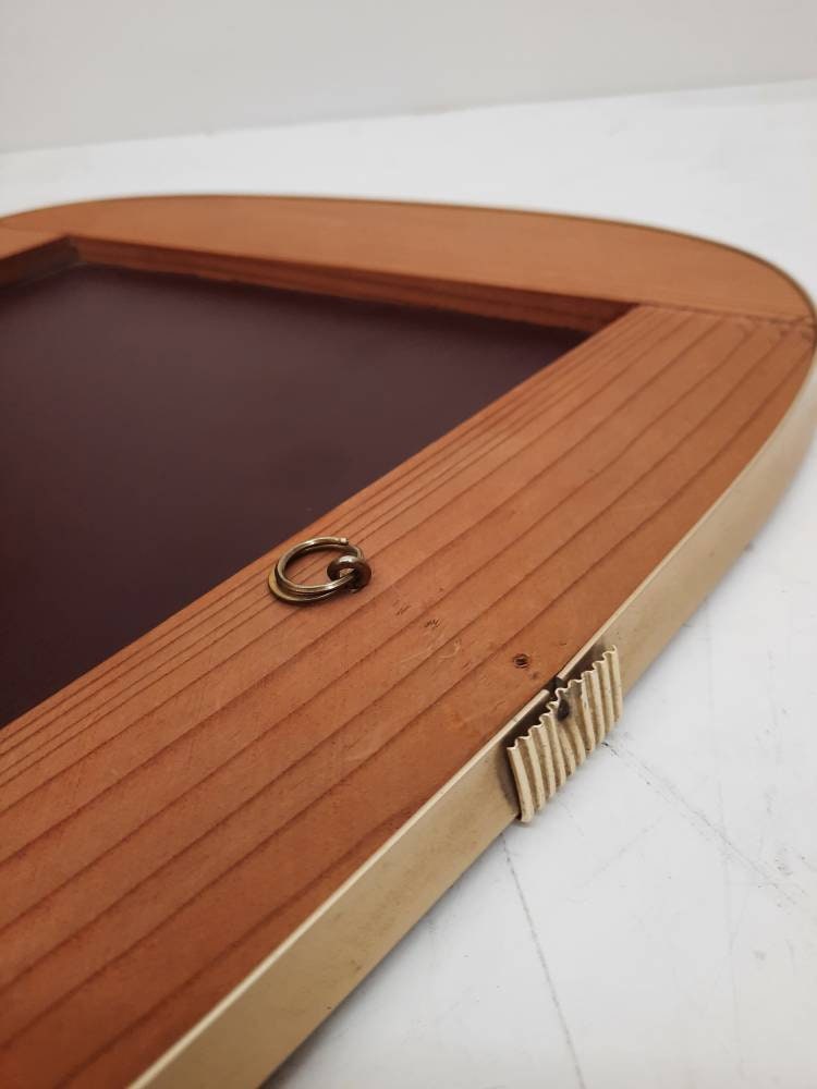 Mid Century asymmetric Nieren Spiegel - Small Kidney mirror from the 50s-60s rockabilly