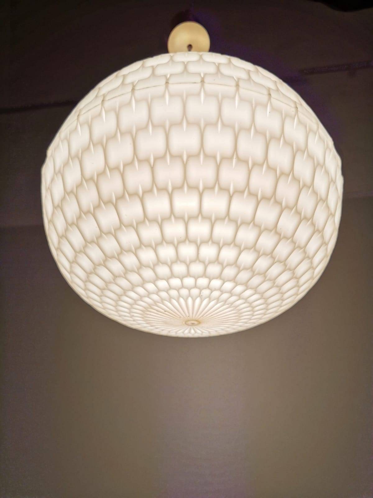 Diamond Pendant By Aloys Gangkofner For Erco, 1970s France