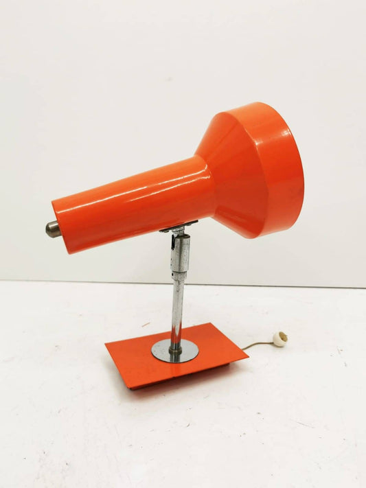 Mid-Century orange space age wall lamp Germany 1970s