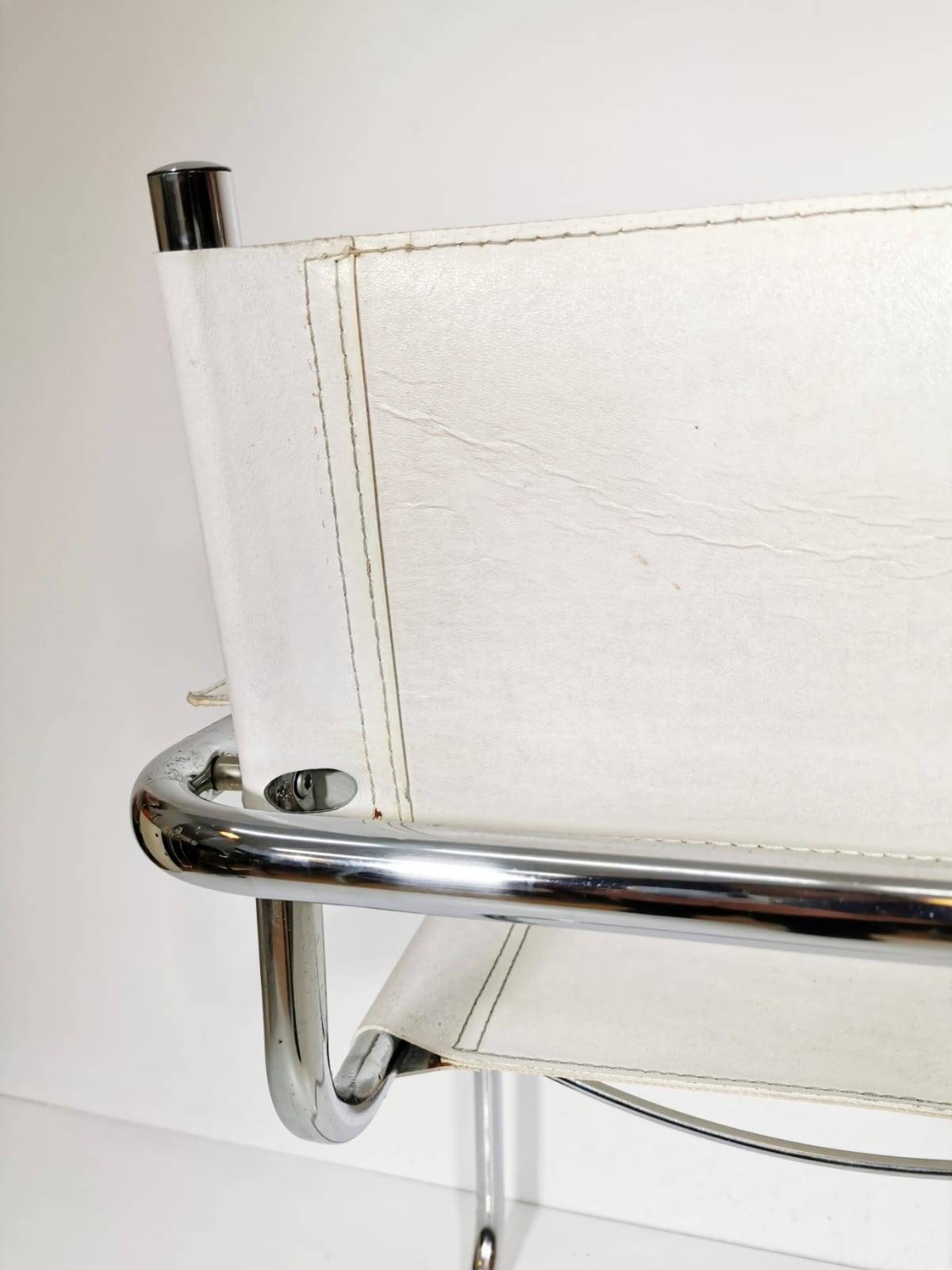 1 of 4 Model Studi bauhaus desk chair by Mart Stam & Marcel Breuer Italy 1970s