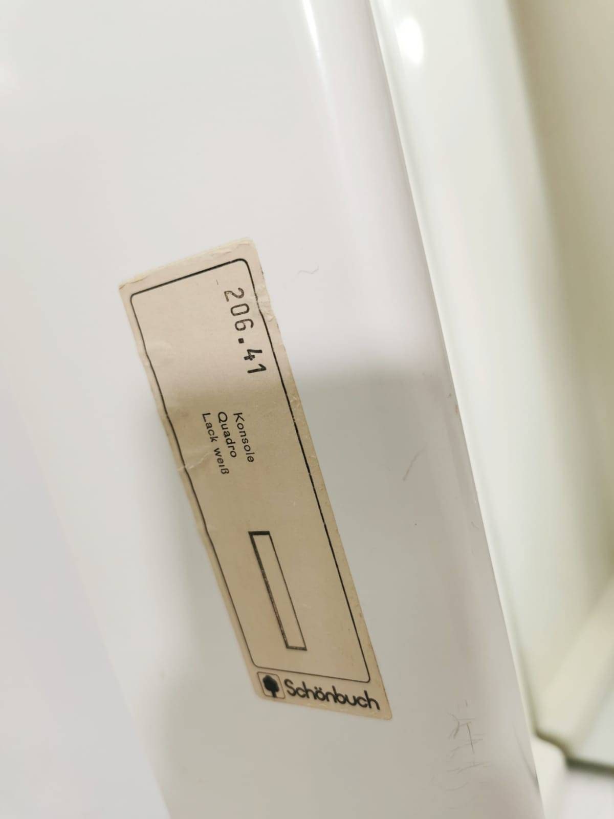 Space-Age Pop Art set by Schönbuch by Jürgen Lange from the 1970s, 2-piece mirror and shelf