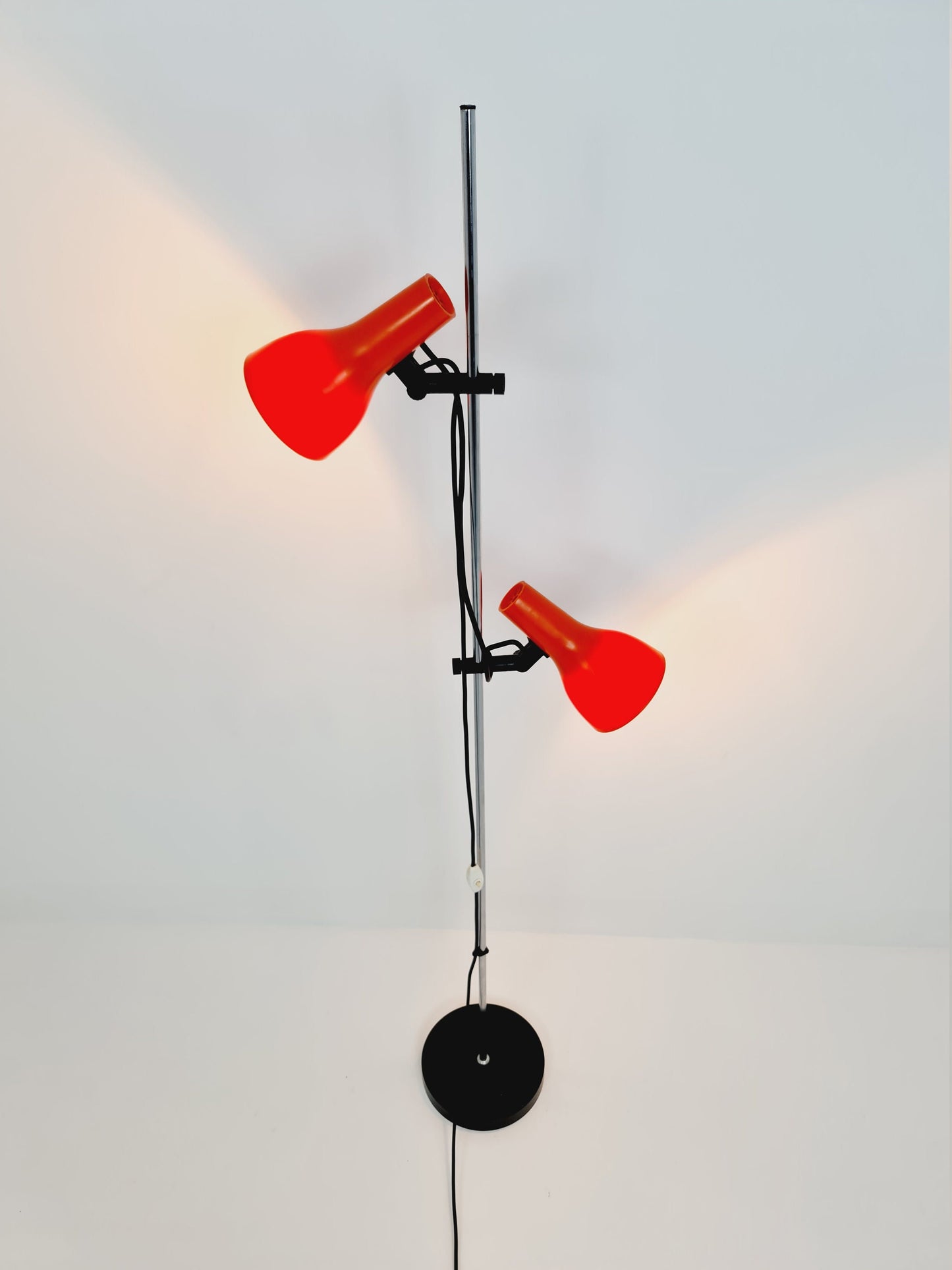 Space age orange floor lamp, Germany, 1970s