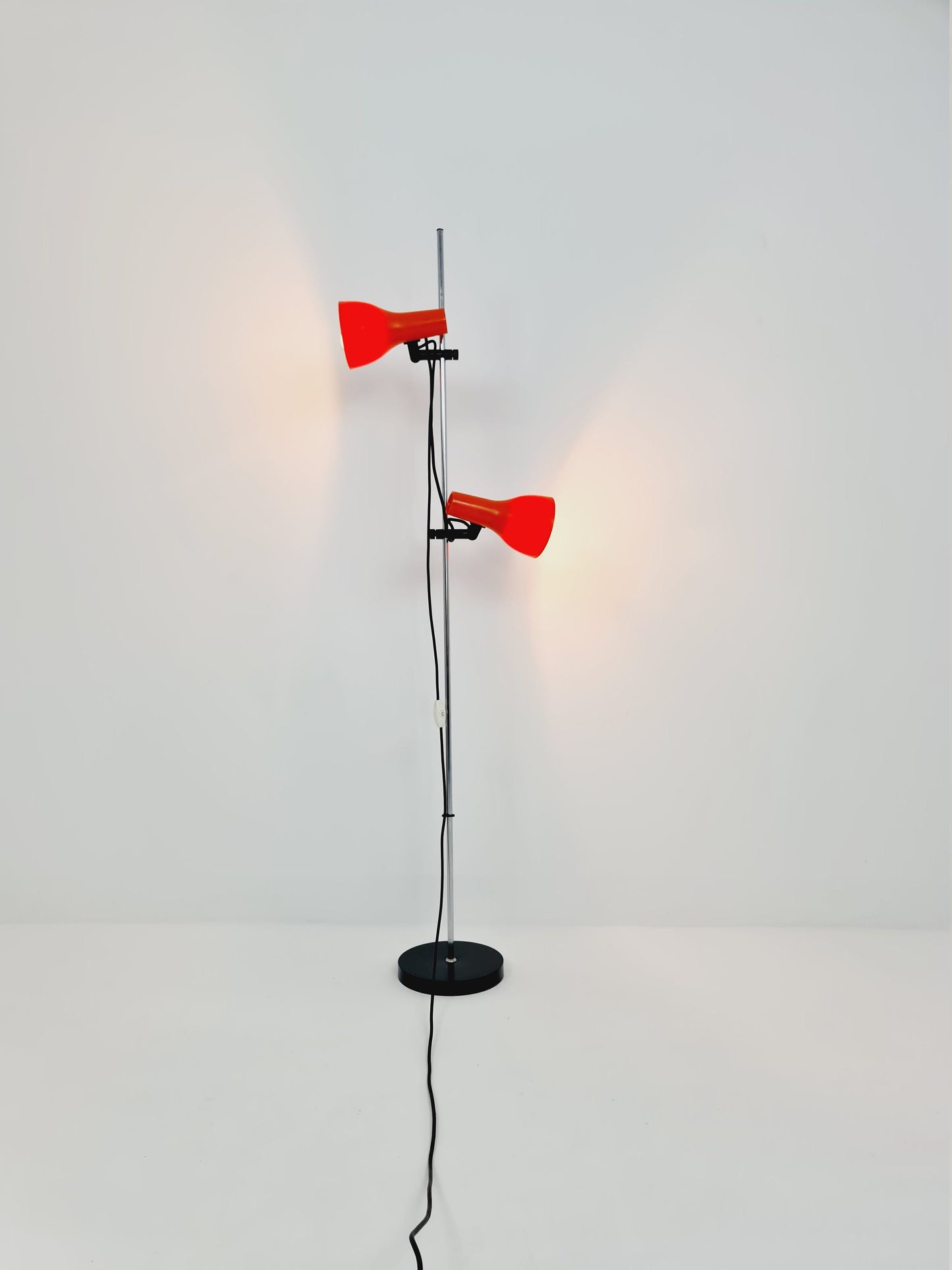 Space age orange floor lamp, Germany, 1970s