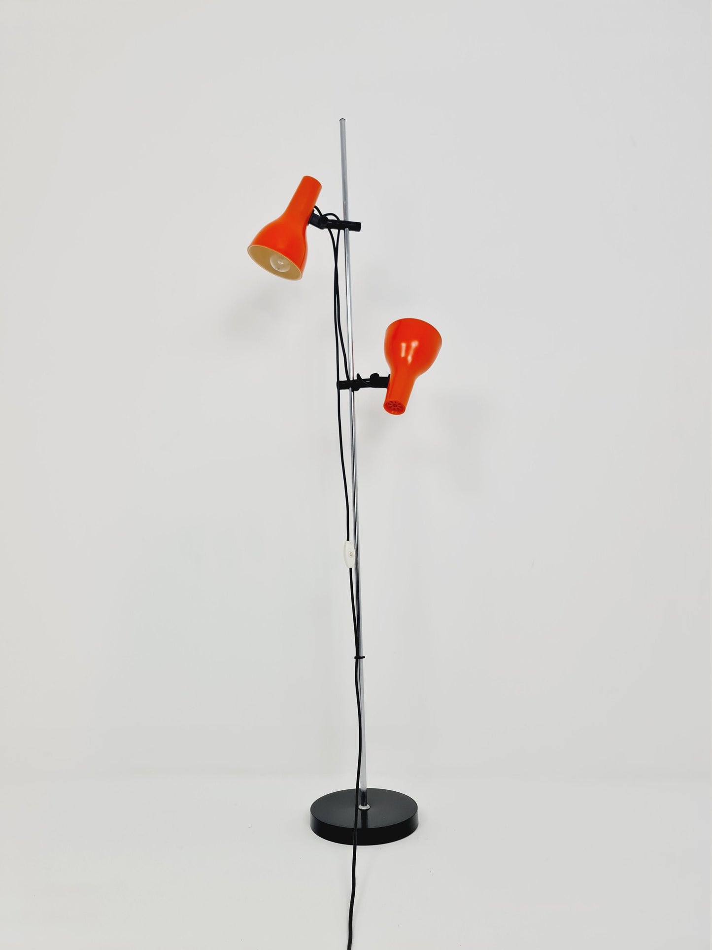Space age orange floor lamp, Germany, 1970s