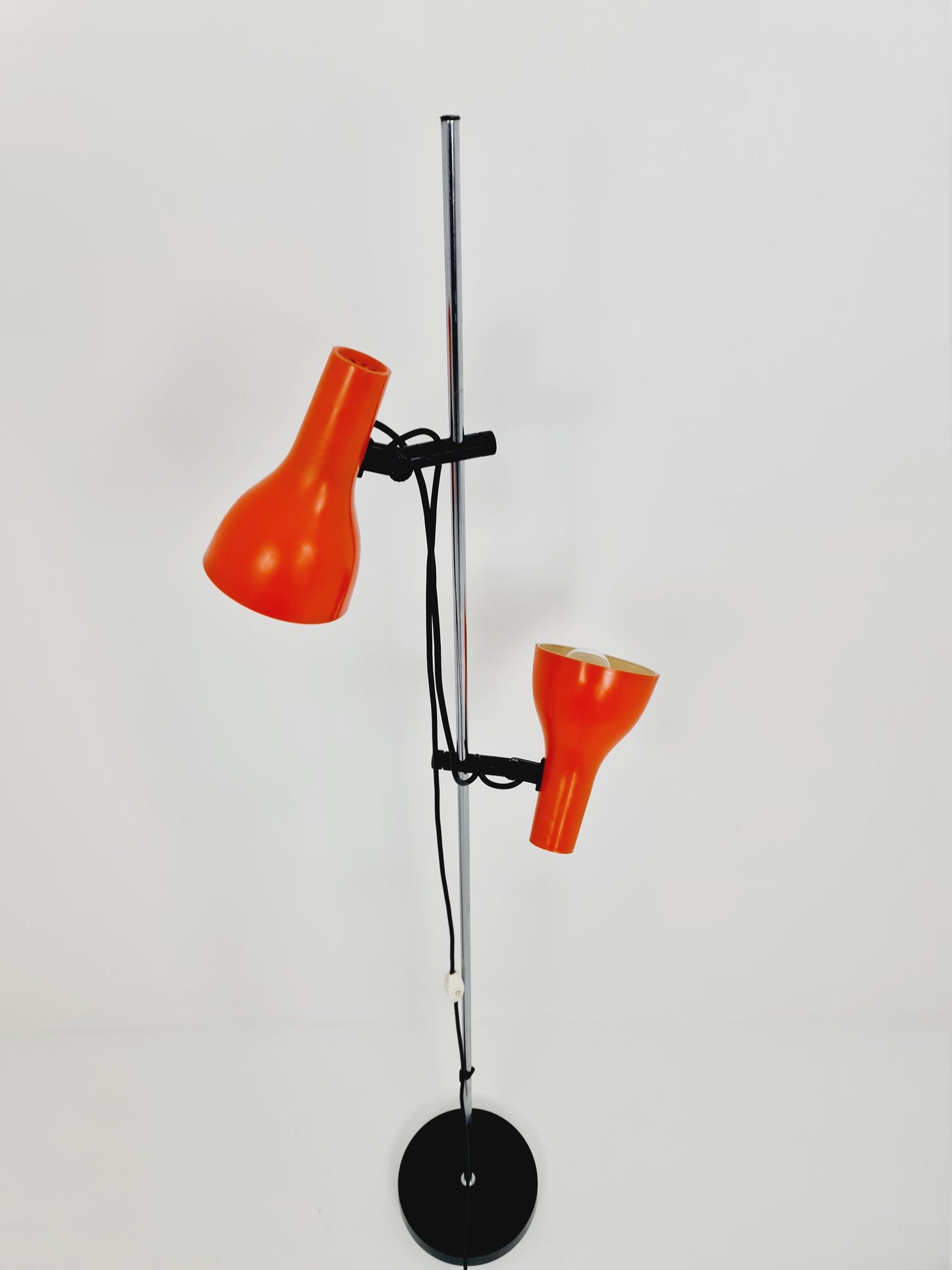 Space age orange floor lamp, Germany, 1970s