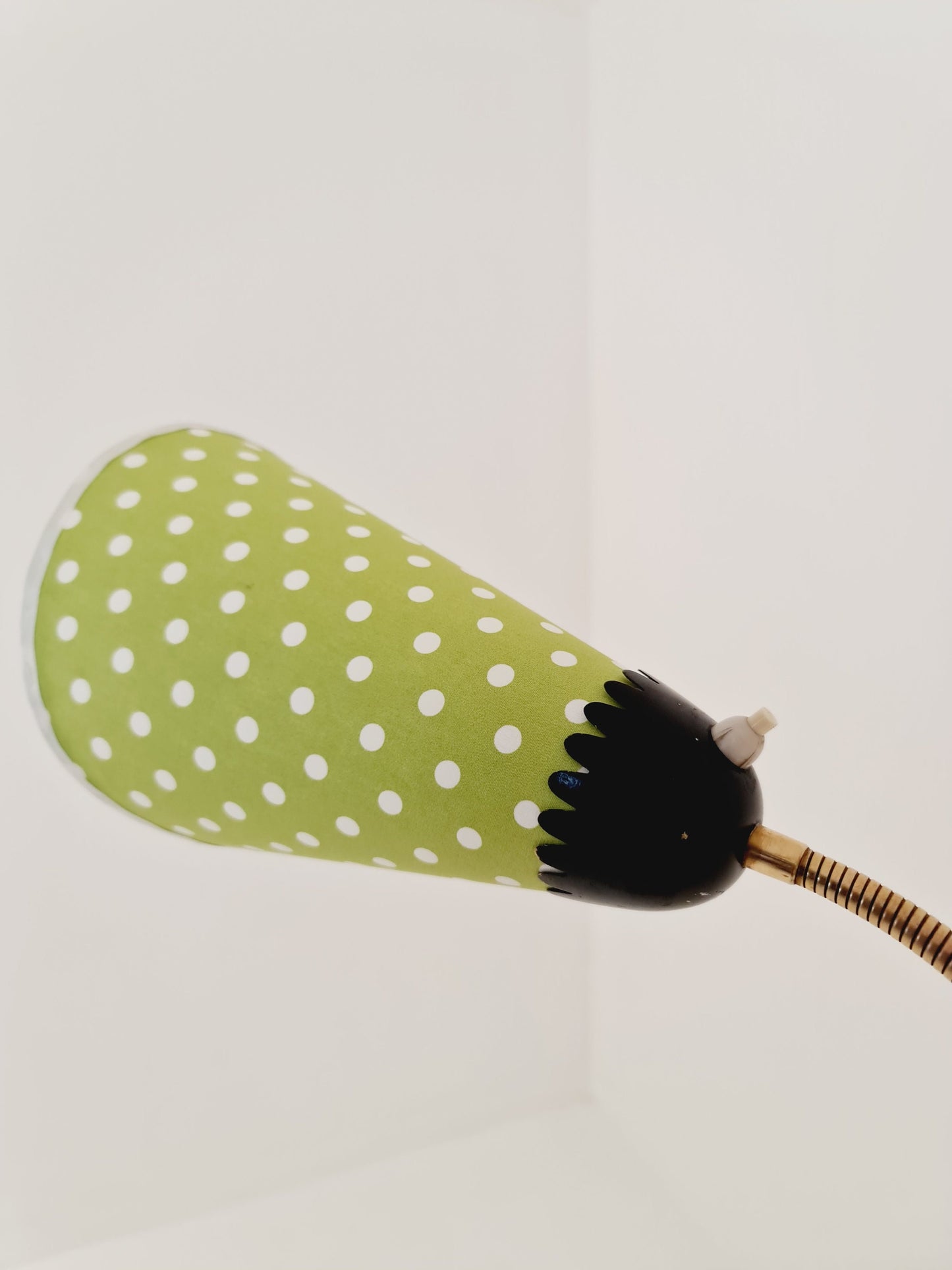 50er Stehlampe (tüten Lampe) Messing flex arme Lampe