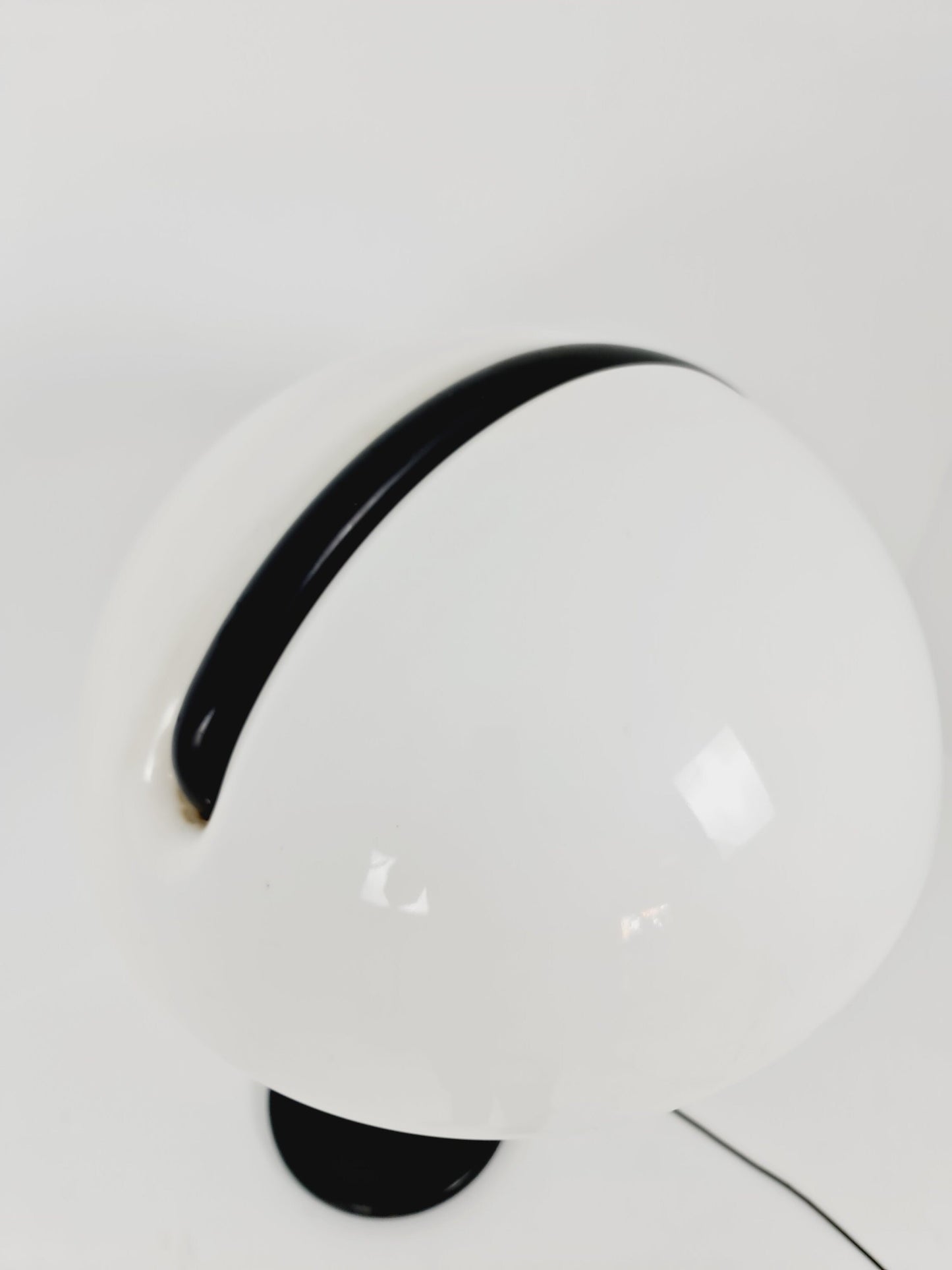 Mid-Century Italian Space Age Serpentine Floor Lamp by Elio Martinelli for Martinelli Luce, 1970s