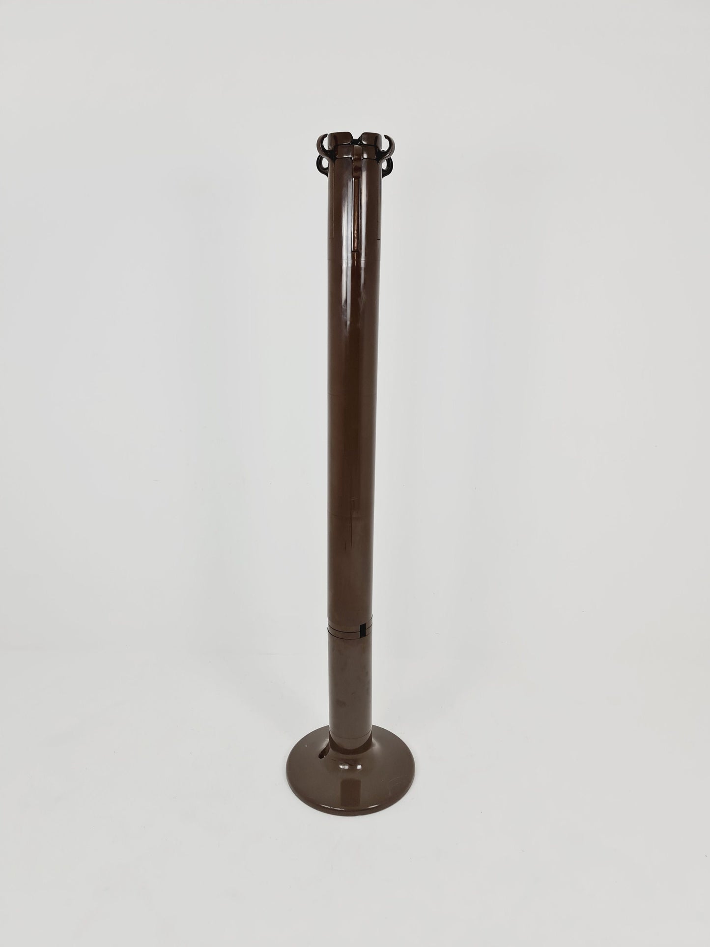 Giancarlo Piretti "Planta" Brown Plastic Italian Coat Rack Anonima Castelli 1972