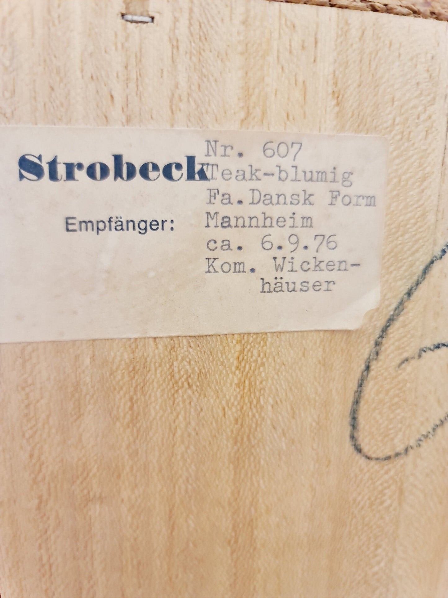 Scandinavian bookshelf with chest of cabinet teak veneer from the 60s by Strobeck Danish design