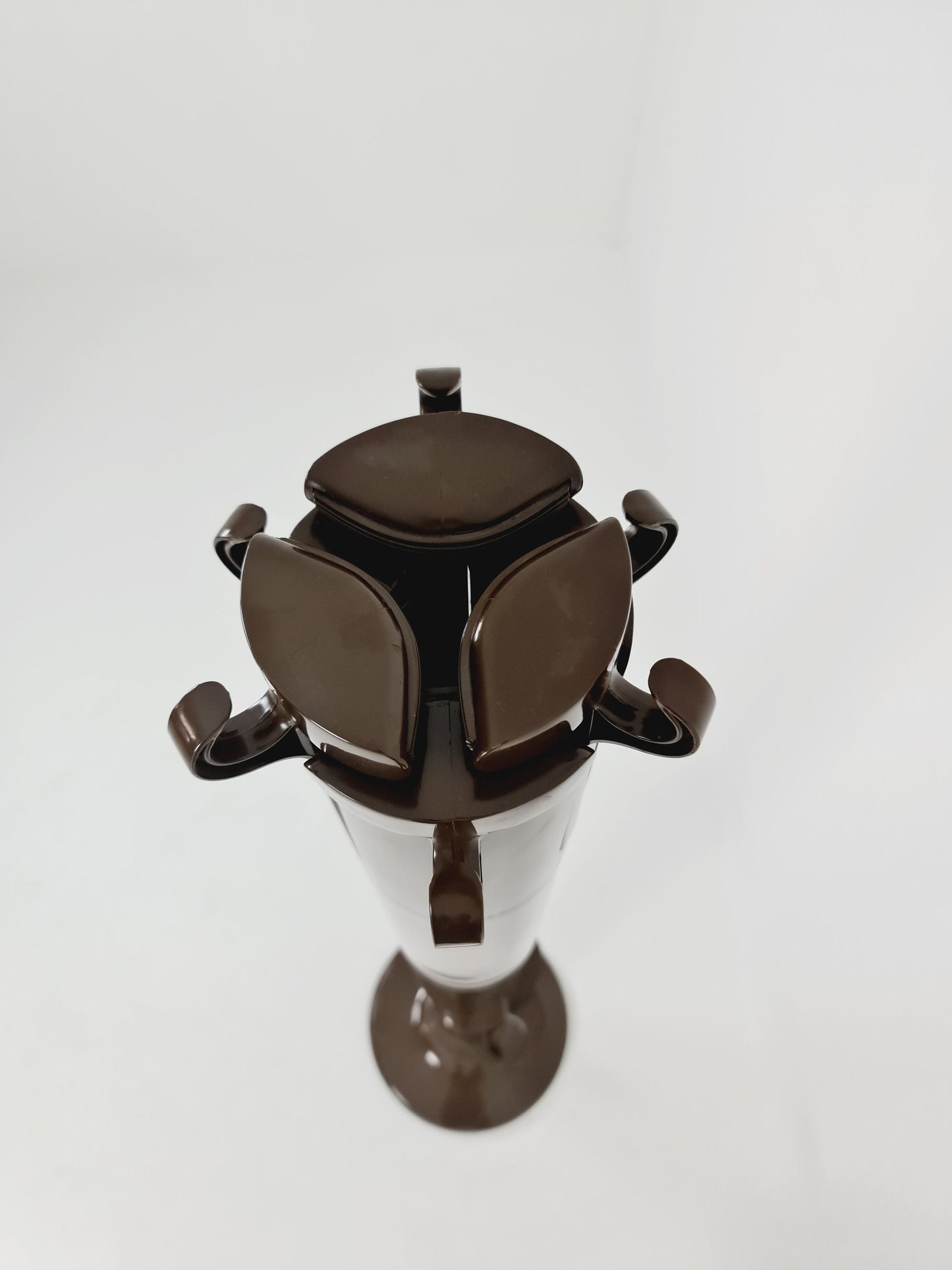 Giancarlo Piretti "Planta" Brown Plastic Italian Coat Rack Anonima Castelli 1972