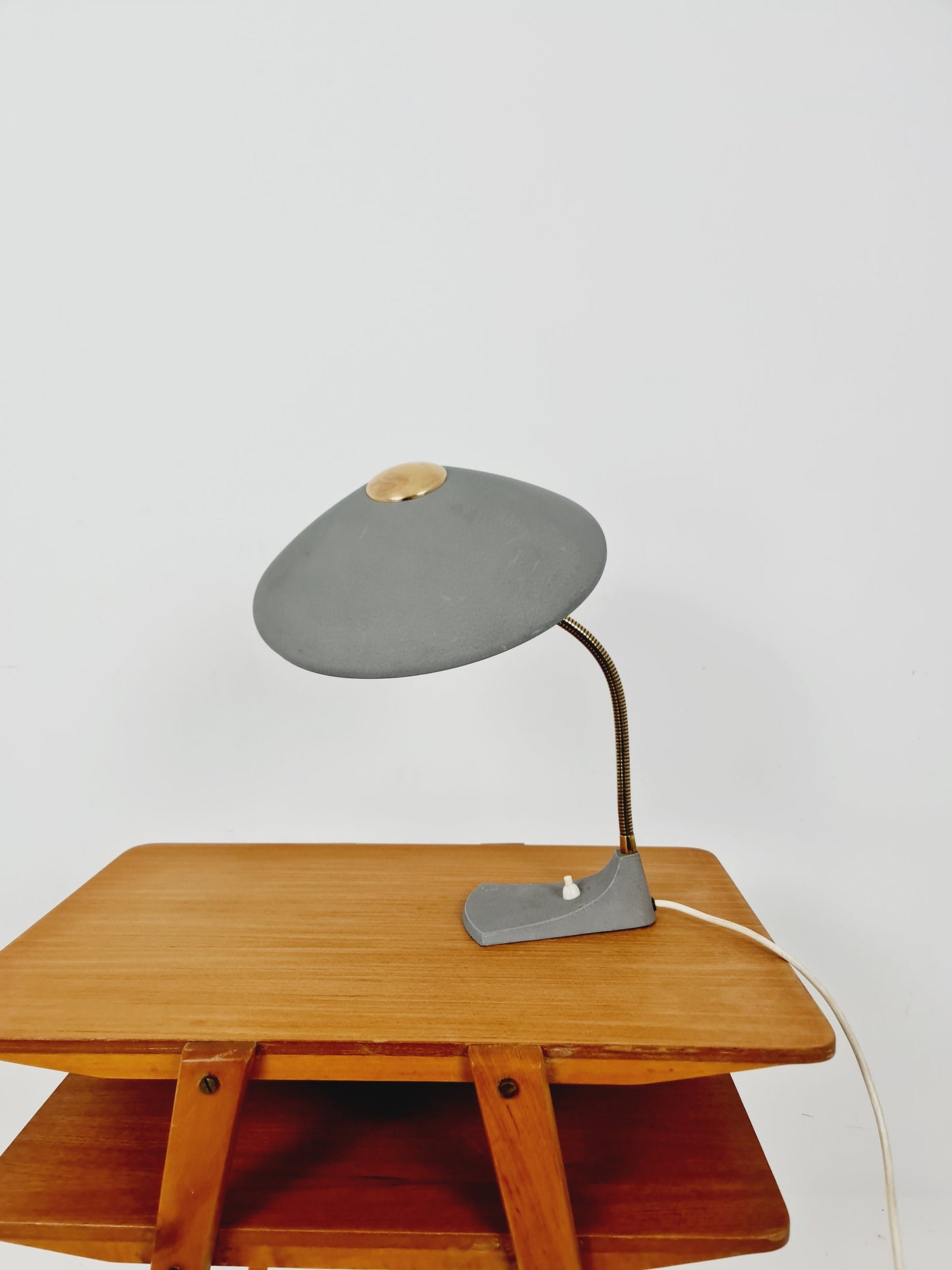 Art Deco German brass metal Table/desk lamp, 50s