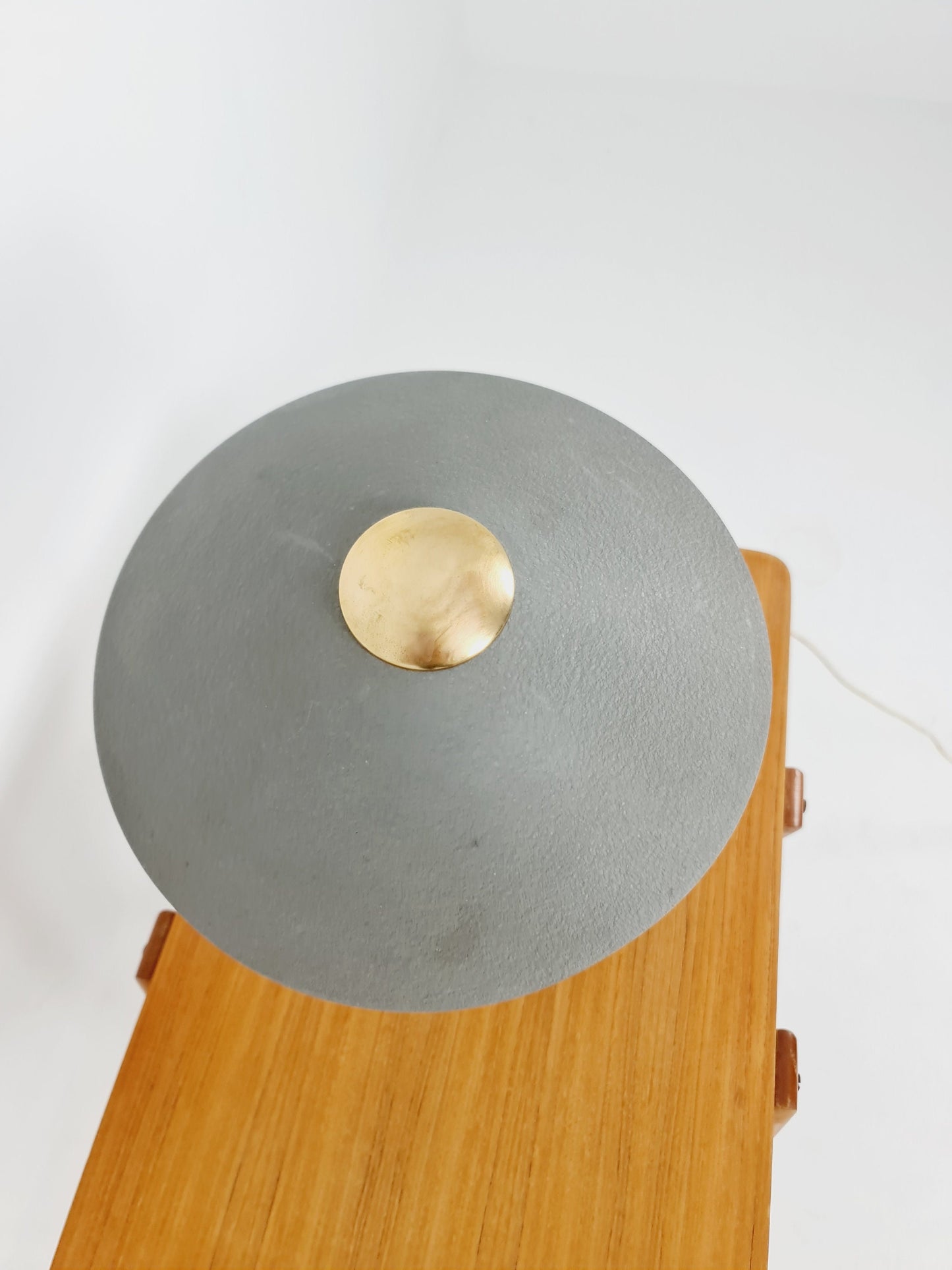 Art Deco German brass metal Table/desk lamp, 50s