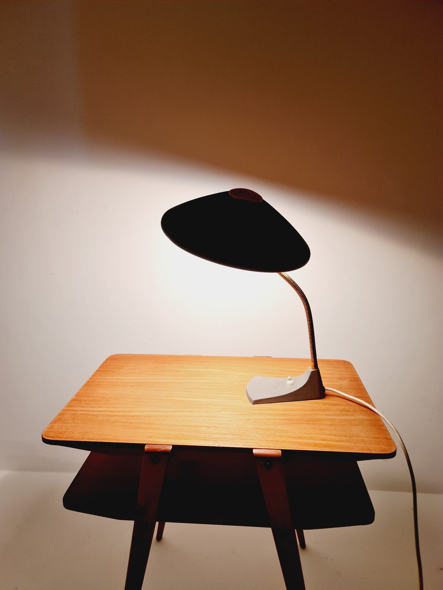 Art Deco German brass metal Table/desk lamp, 50s