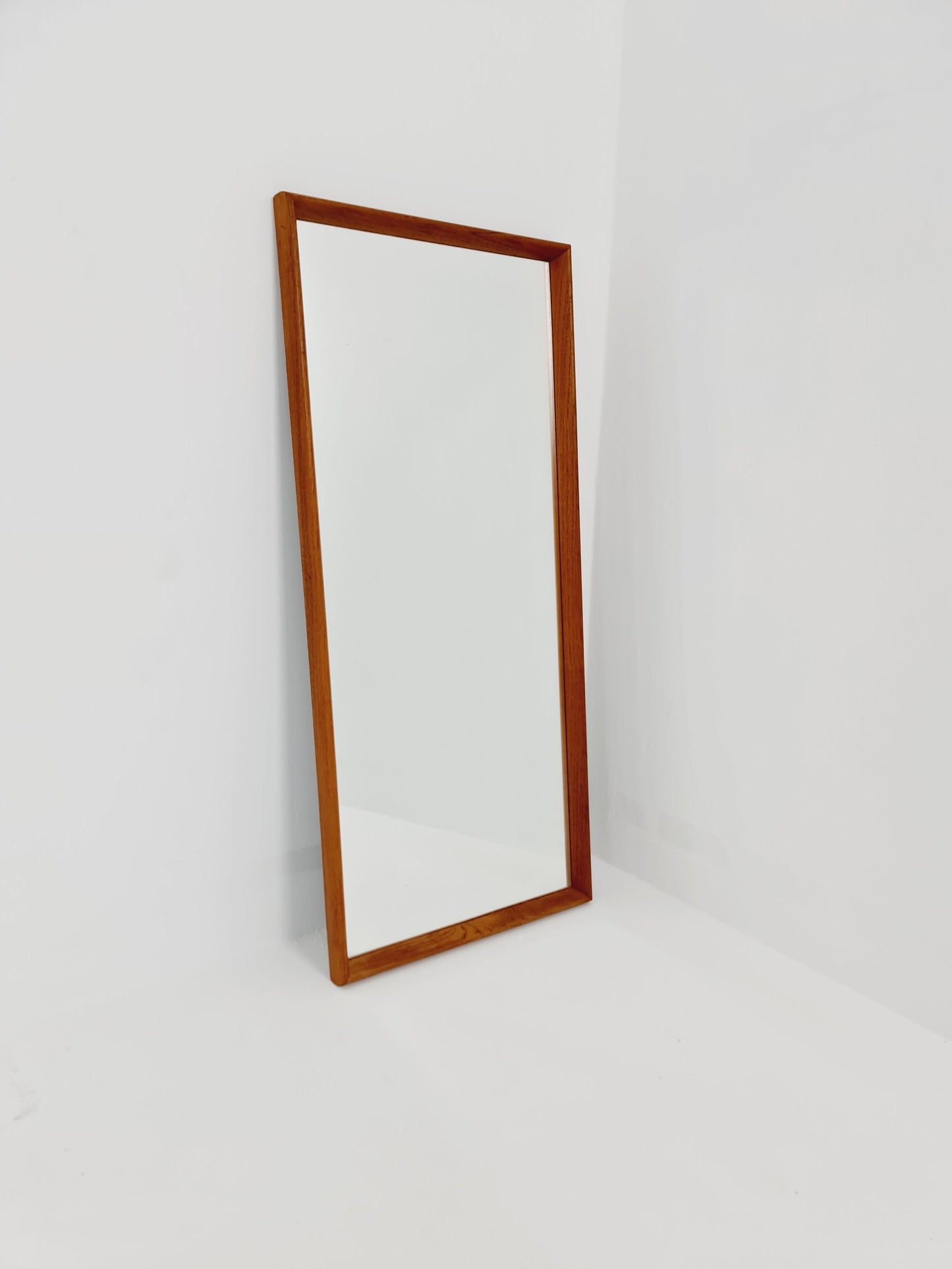 Teak swedish mid-century Modern wall-mounted mirror from the 1960s