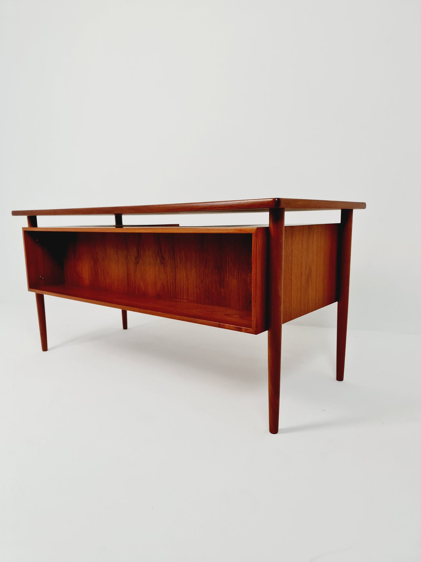 Danish teak desk, model Executive Desk by Ib Kofod Larsen, 1960s