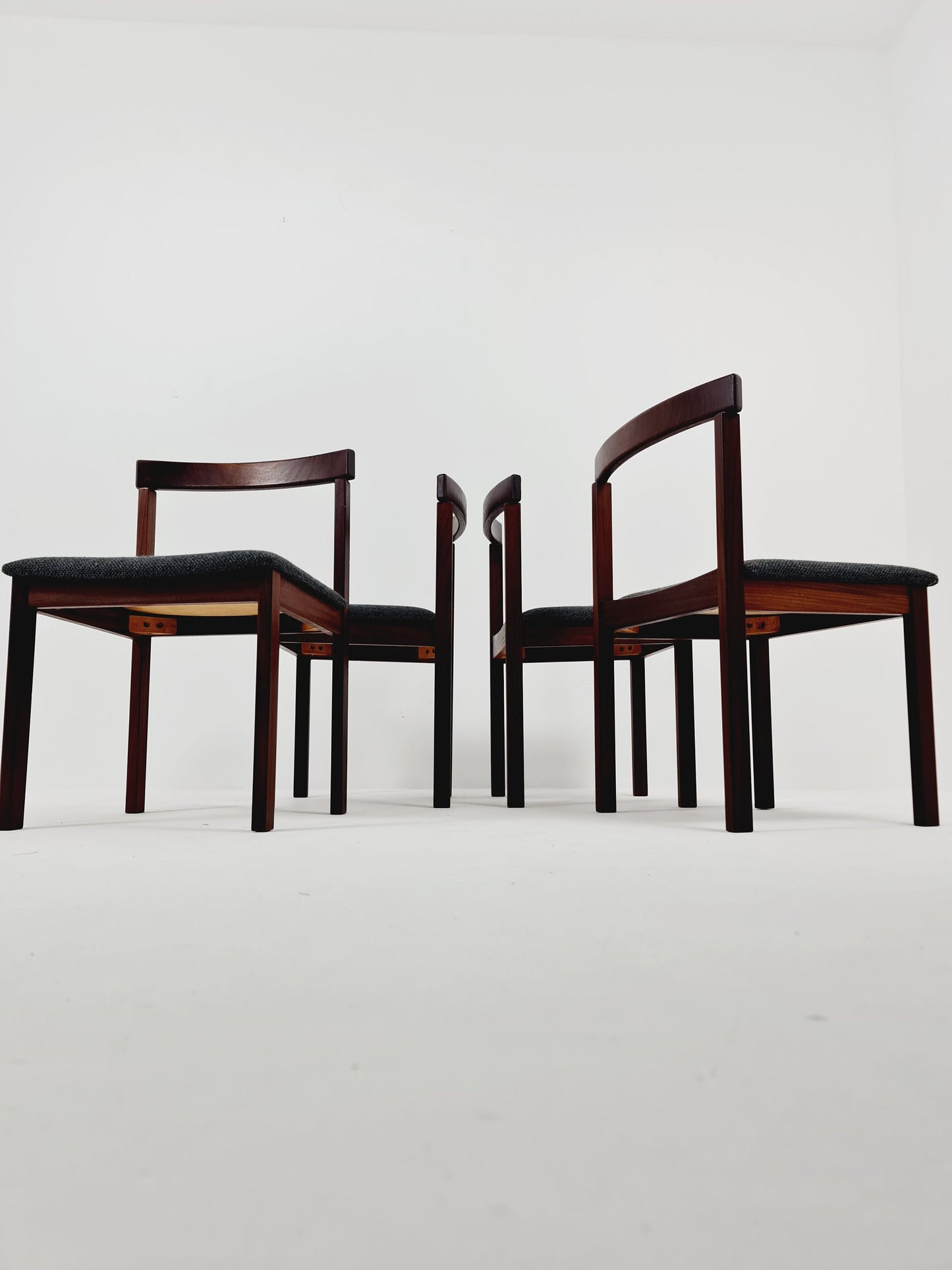 Mid Century rosewood Dining Chairs by Pippo for Asko 1960s