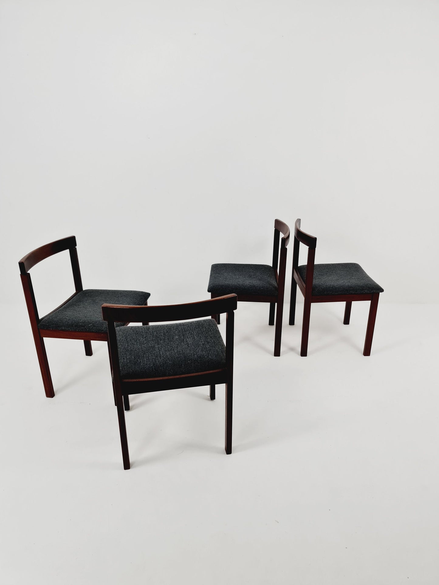 Mid Century rosewood Dining Chairs by Pippo for Asko 1960s