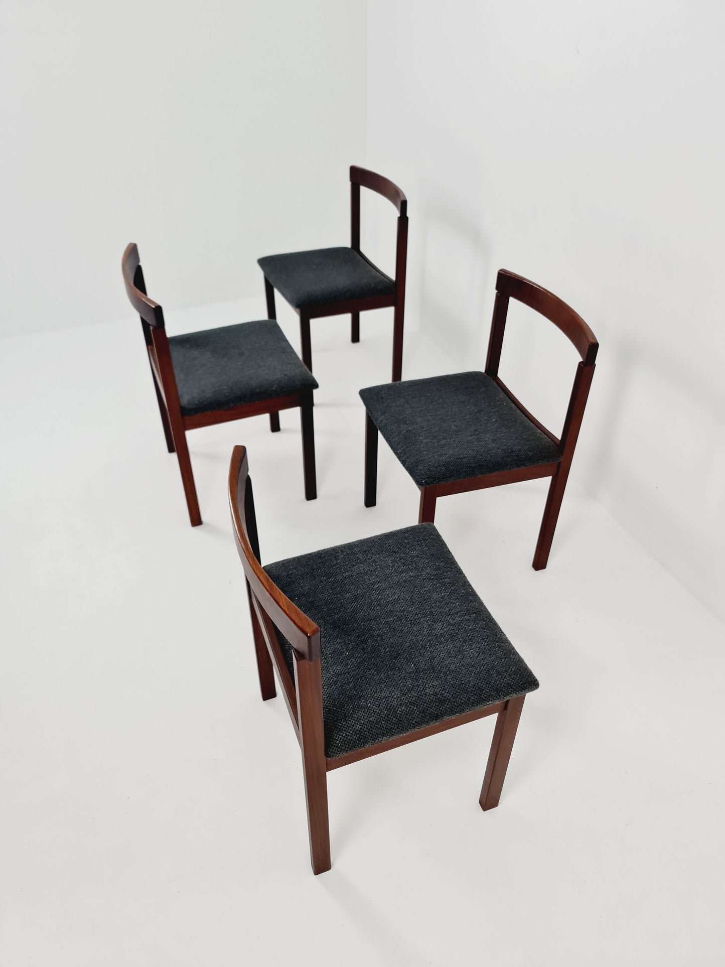 Mid Century rosewood Dining Chairs by Pippo for Asko 1960s