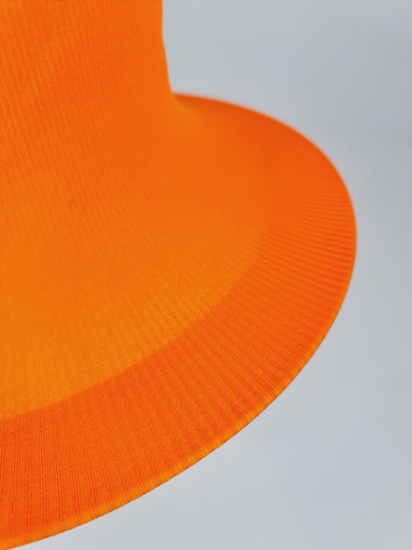 Italian Orange Milano Falkland Pendant Lamp by Bruno Munari for Danese, 1970s