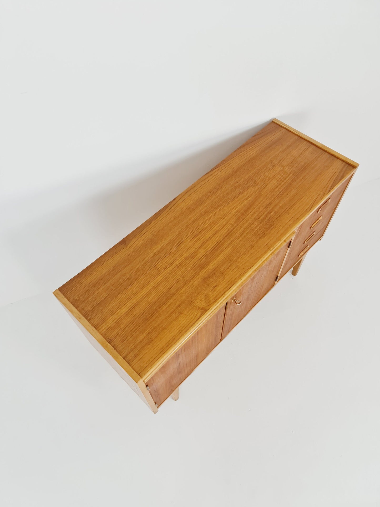 Mid century Swedish teak sideboard with desk area, 1960s