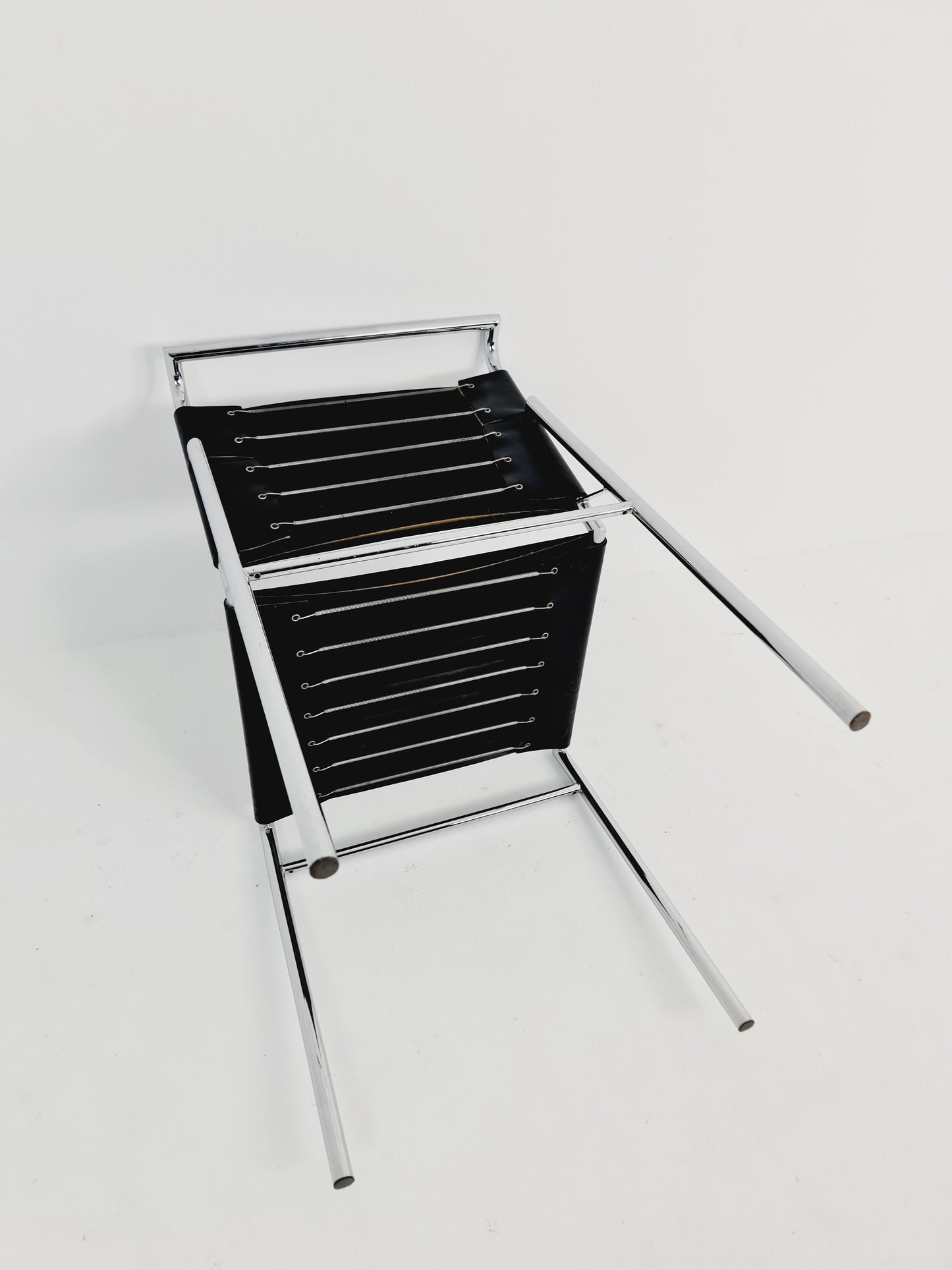 ClassiCon Roquebrune Chair in Black with Chrome Legs by Eileen Gray, 1970s
