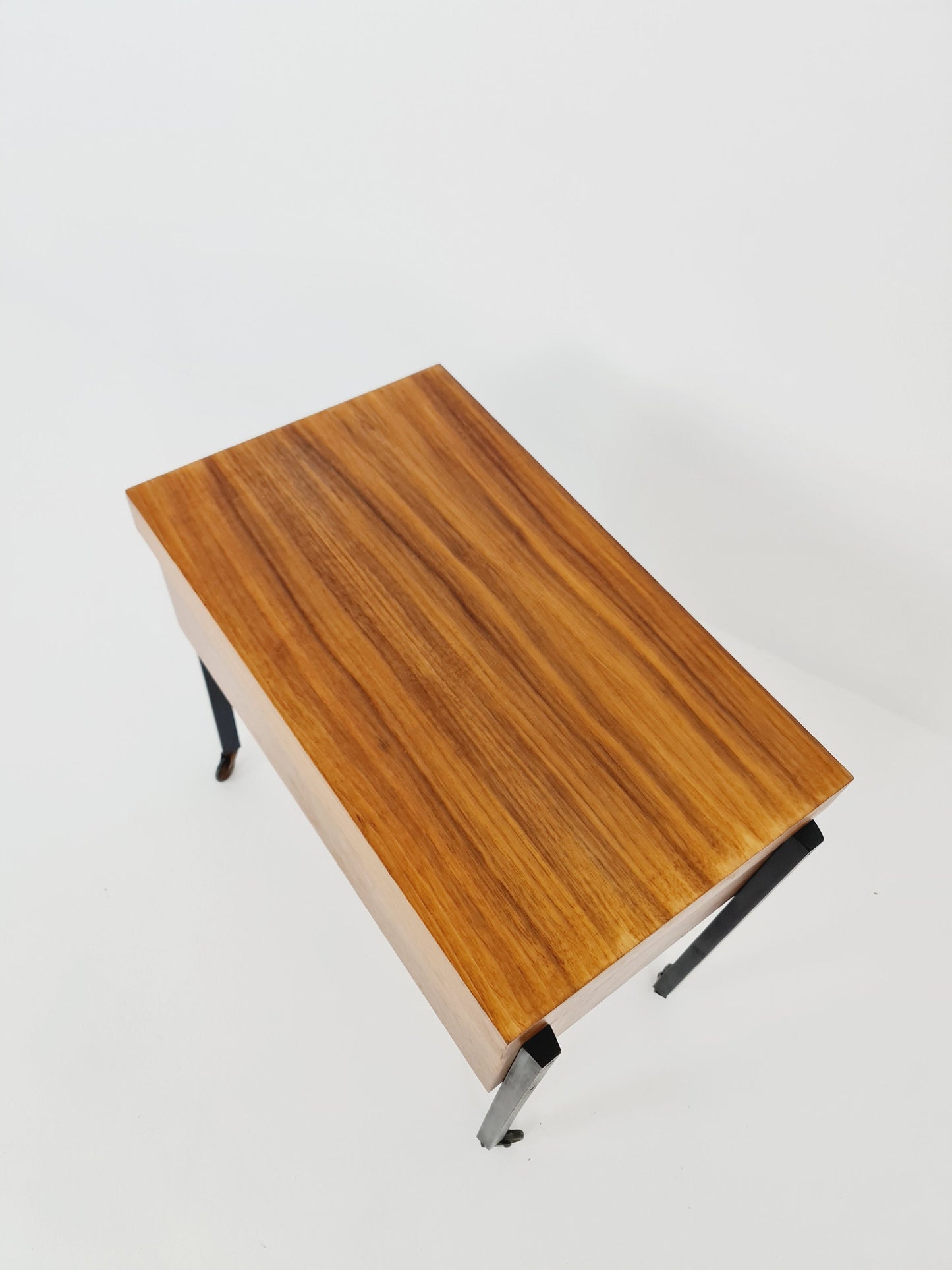Vintage teak sweing table/ side table cabinet, 1960s
