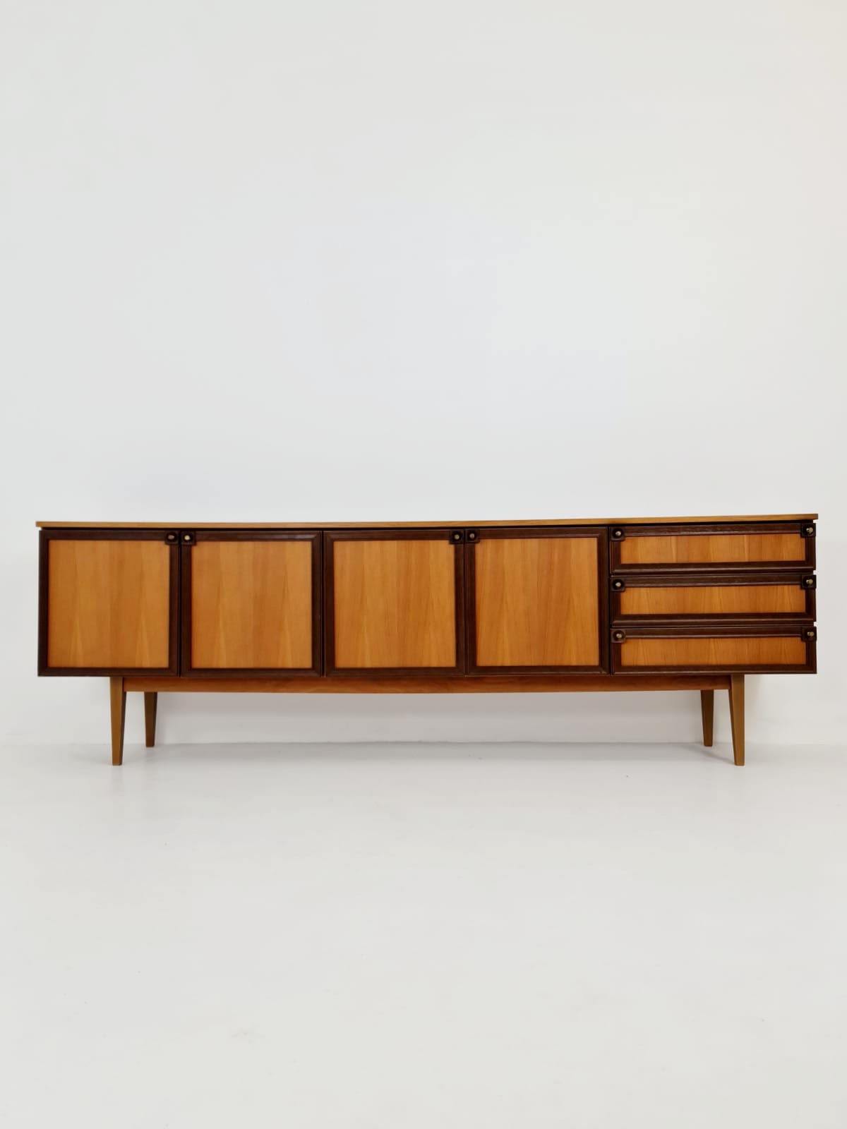 Mid Century Modern German teak Sideboard, 1960s
