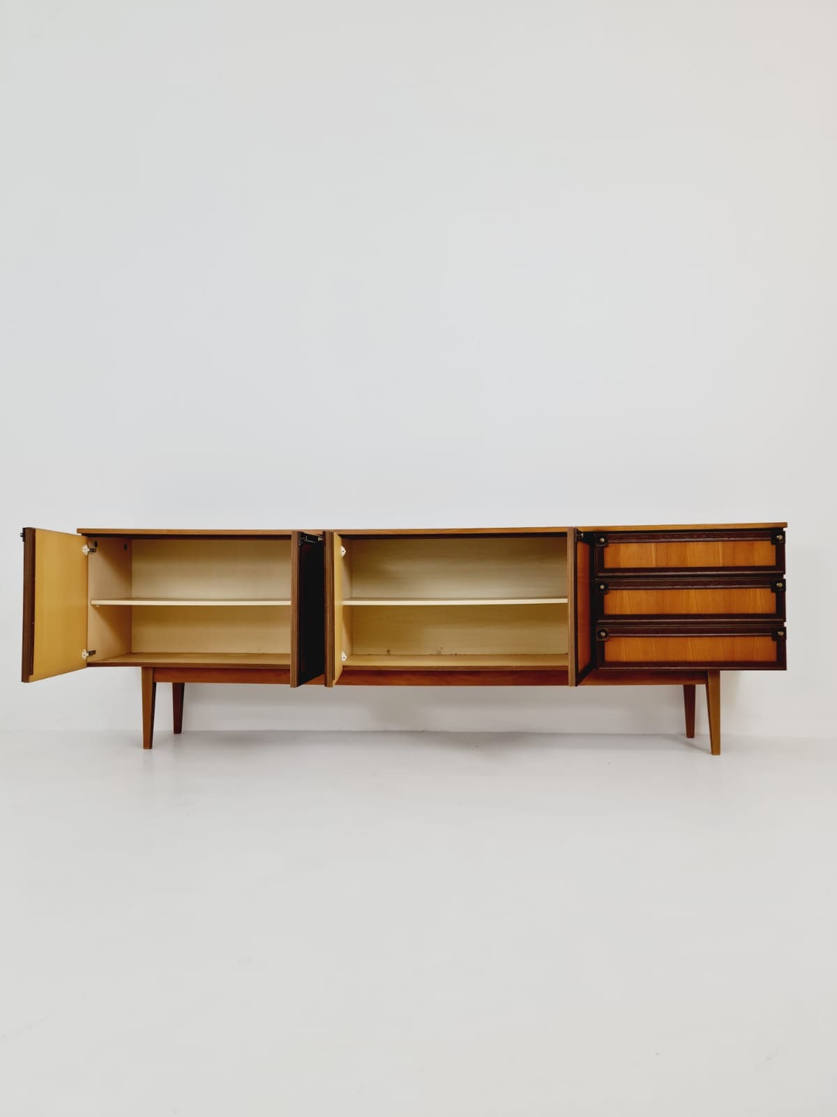 Mid Century Modern German teak Sideboard, 1960s