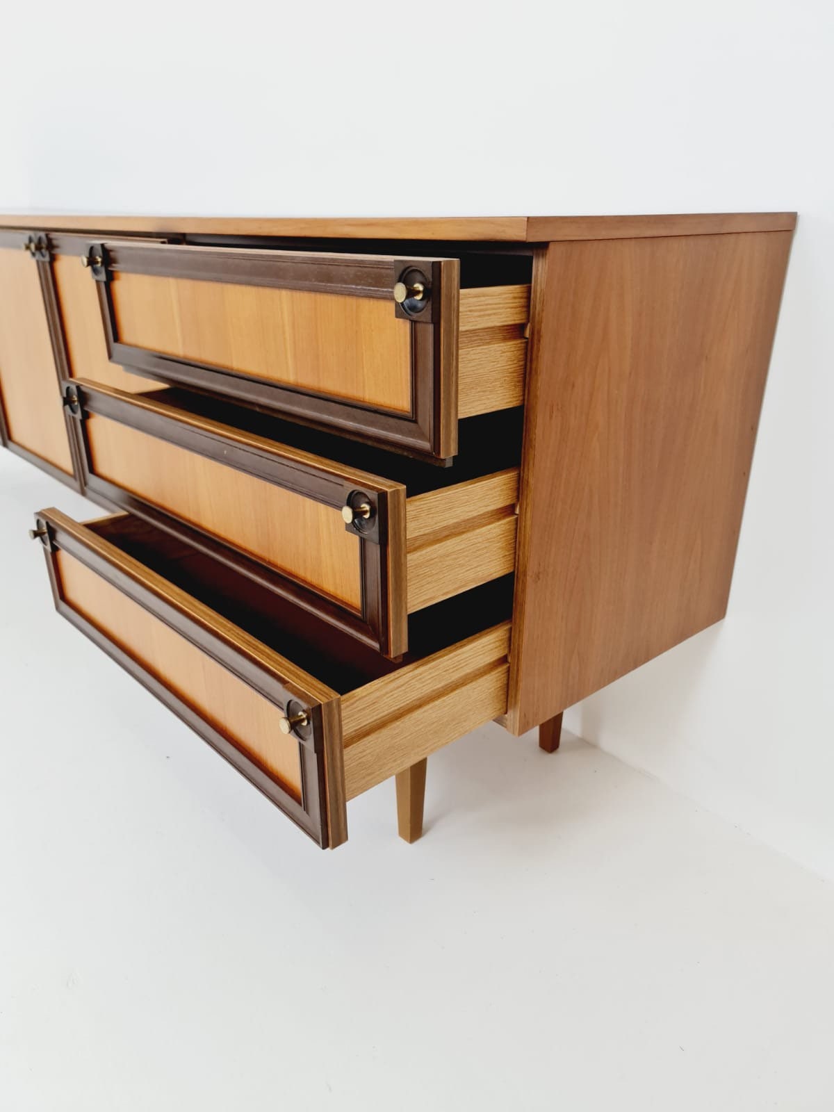 Mid Century Modern German teak Sideboard, 1960s