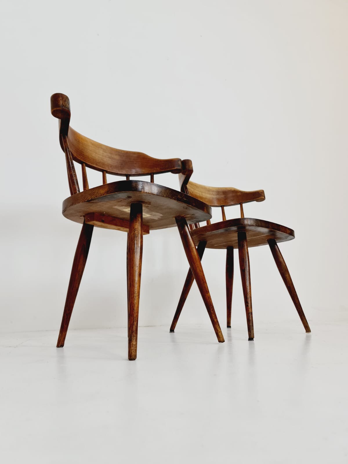 Vintage Extremely Rare Thonet dining arm chairs by Josef Frank, 1940s, set of 2