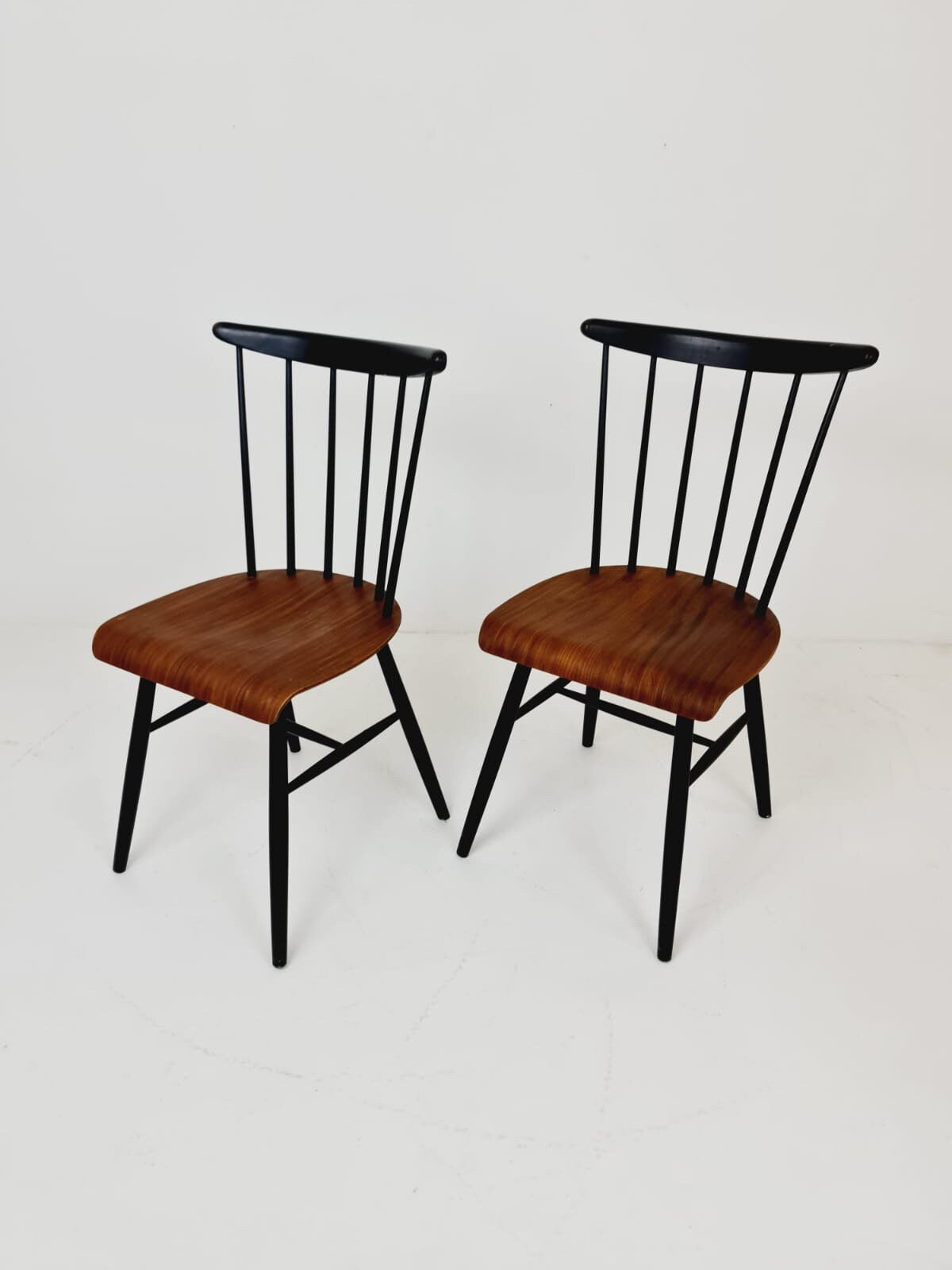 Vintage Fannett dining chairs by Ilmari Tapiovaara for Asko Finnland, set of 2, 1960s