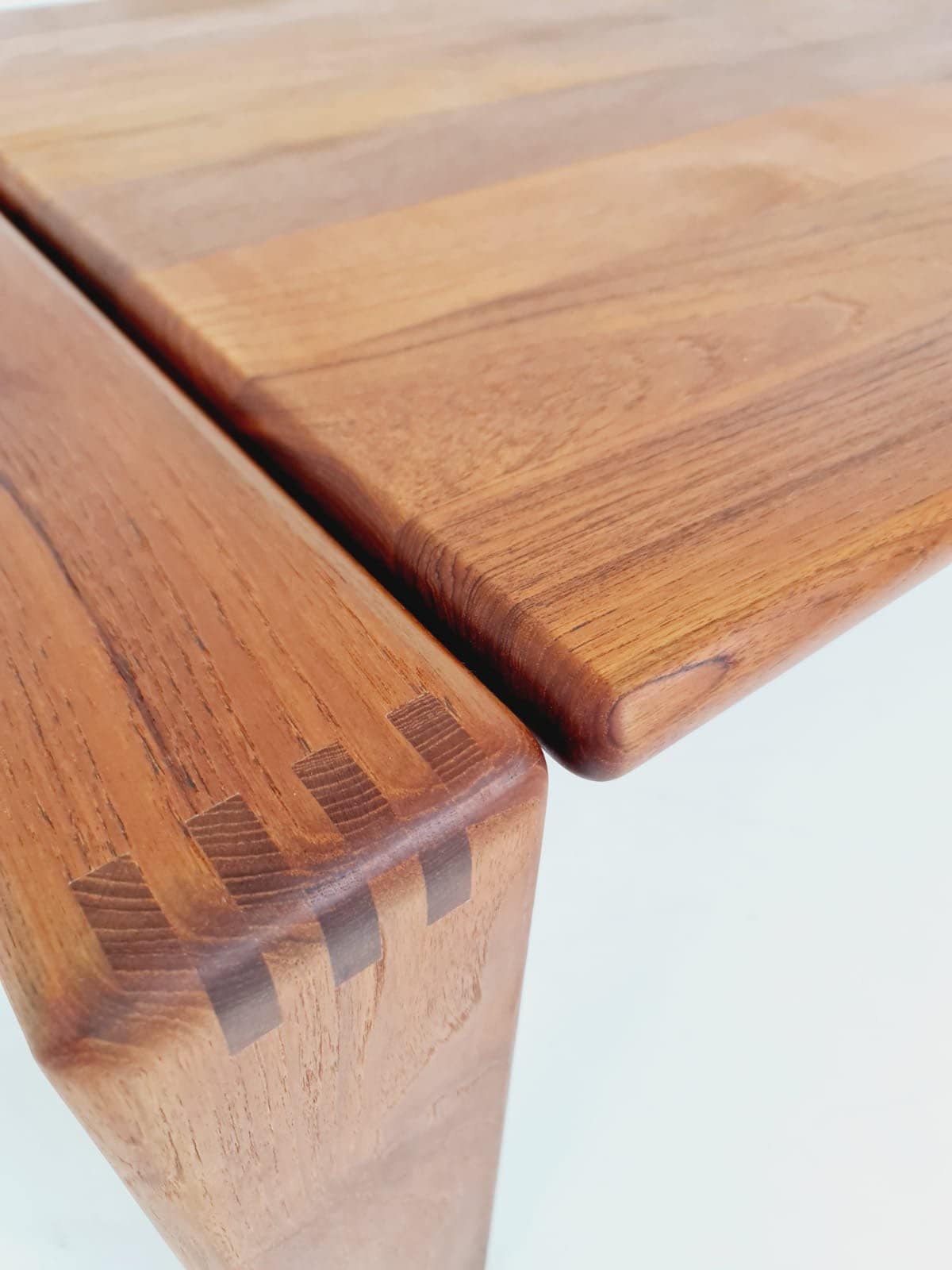 Rare Danish solid teak coffee table by EMC Møbler, 1960s
