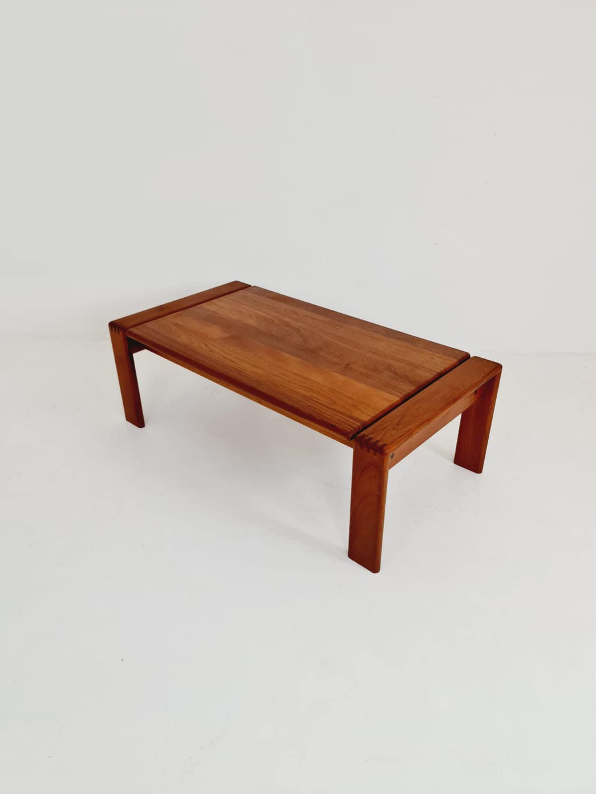 Rare Danish solid teak coffee table by EMC Møbler, 1960s