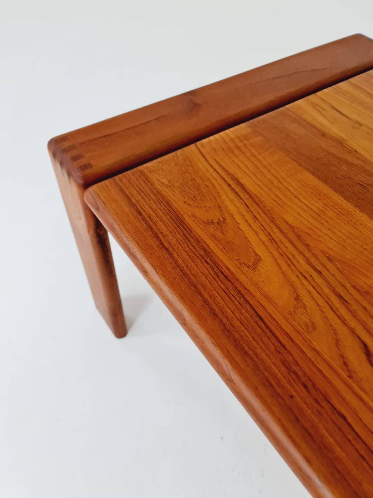 Rare Danish solid teak coffee table by EMC Møbler, 1960s