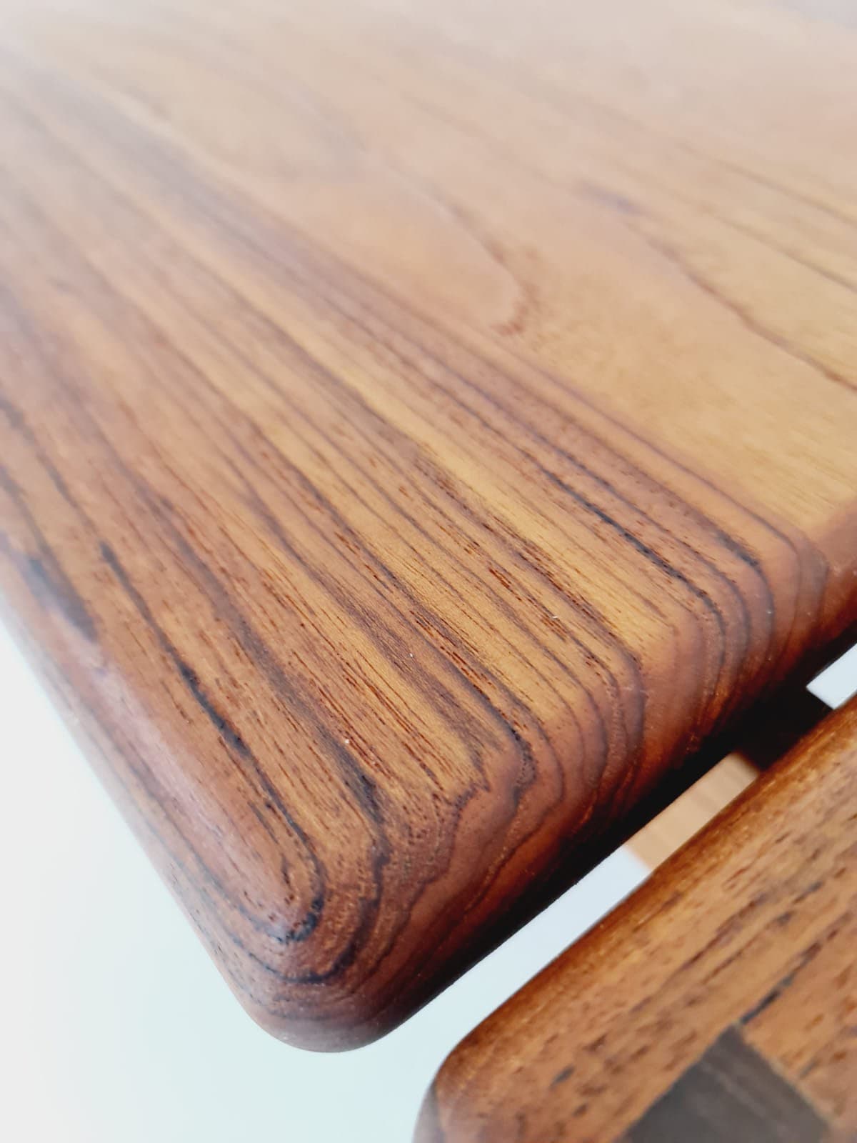 Rare Danish solid teak coffee table by EMC Møbler, 1960s