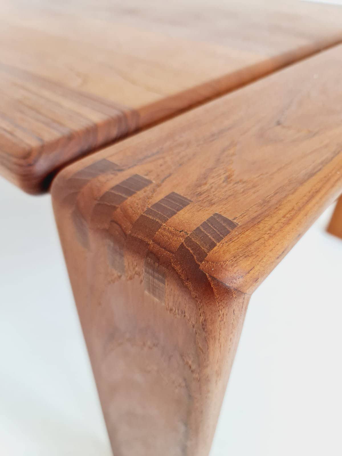 Rare Danish solid teak coffee table by EMC Møbler, 1960s