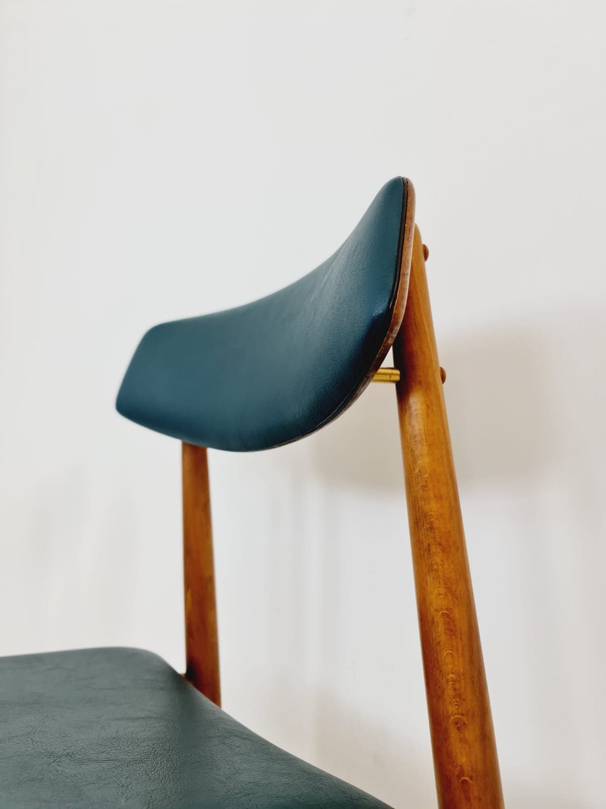 Rare Midcentury Vintage Austrian dining chairs by Josef Frank for Wiesner Hager, 1960s, set of 5