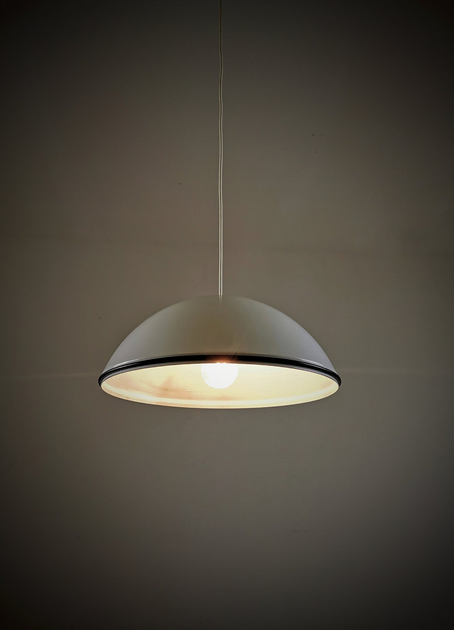 Mid-Century Metal Suspension Lamp Relemme by Castiglioni for Flos Italy, 1970s