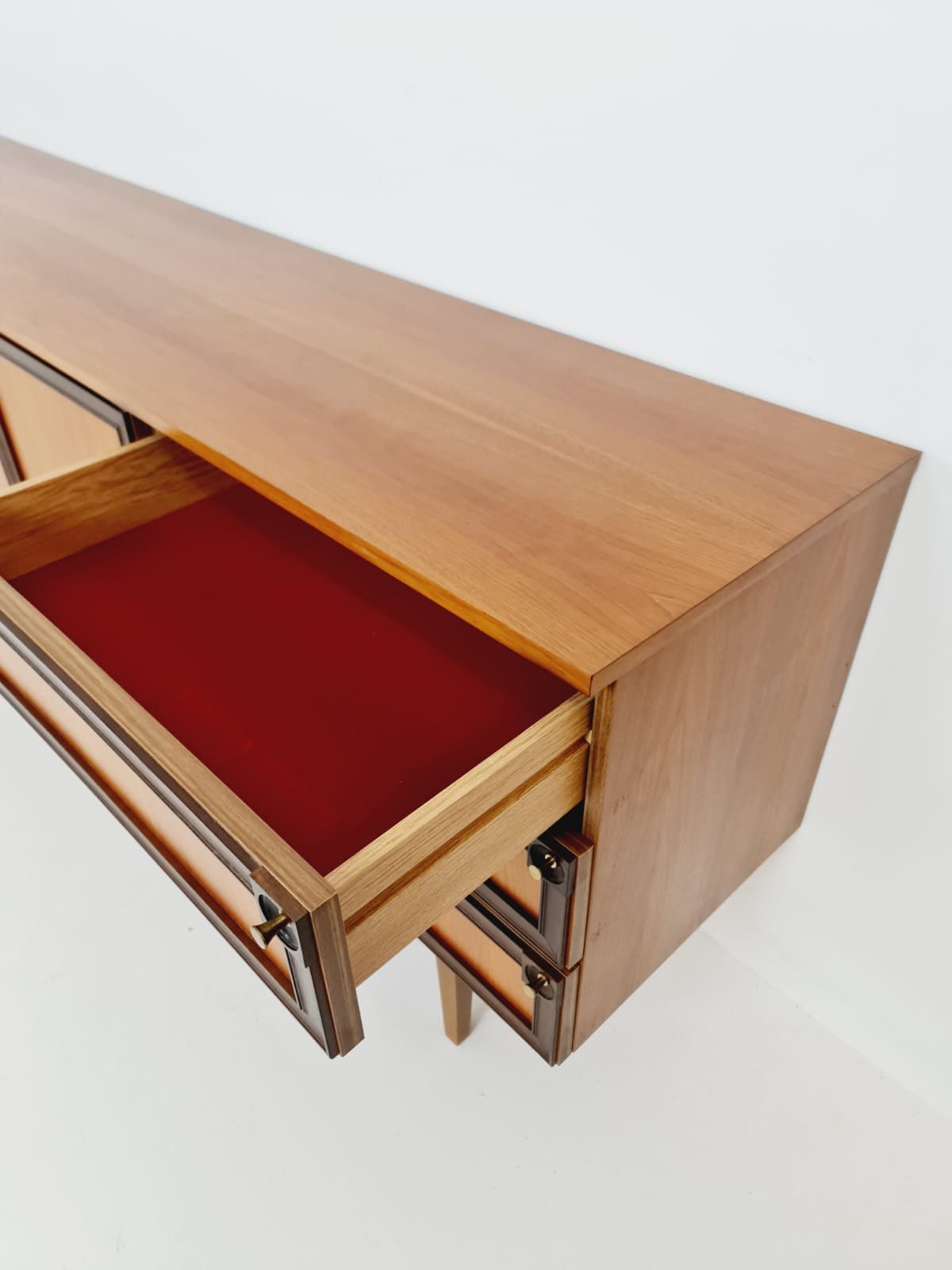 Mid Century Modern German teak Sideboard, 1960s